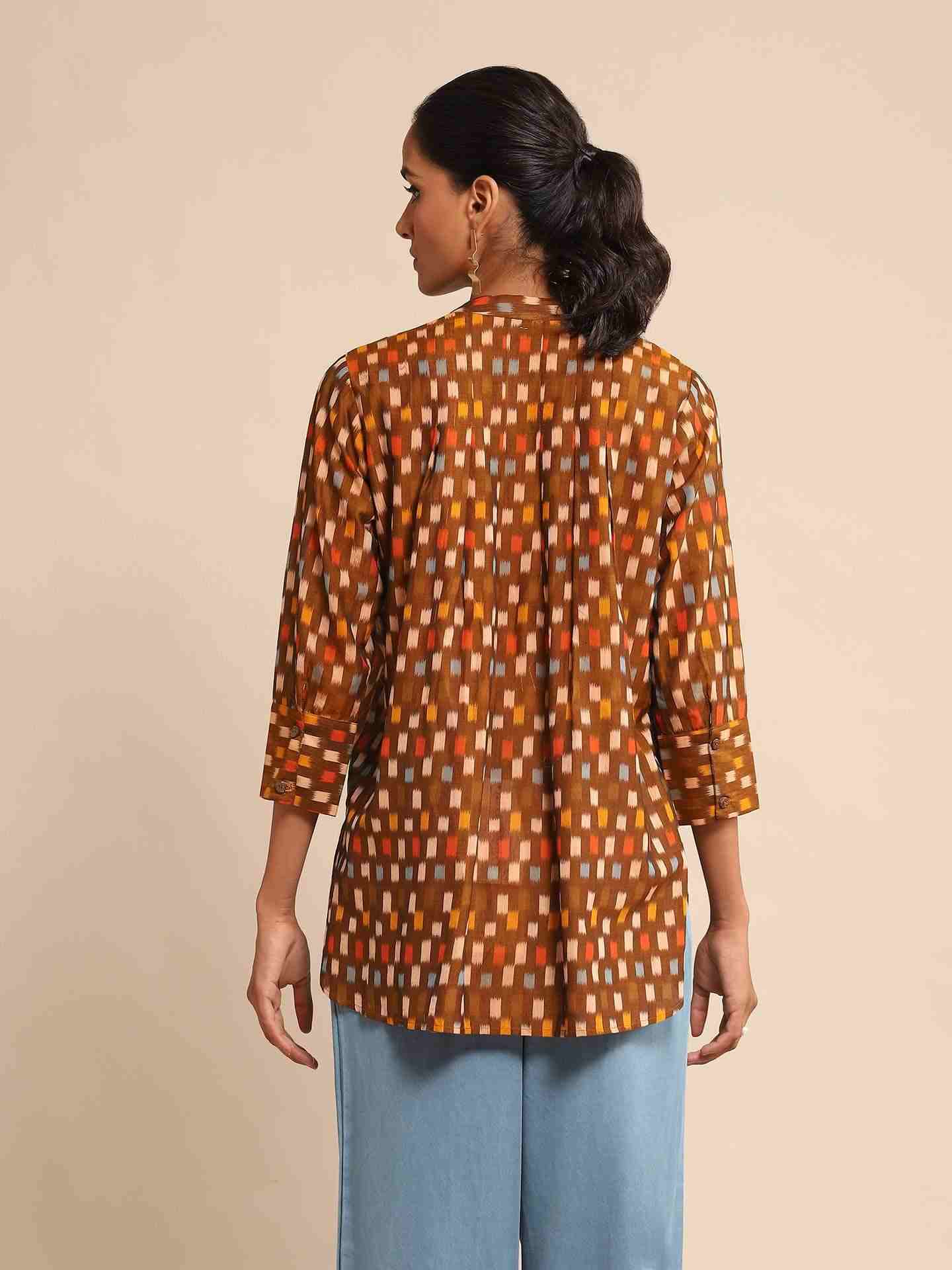 Brown Urban Elysian Cotton Shirt