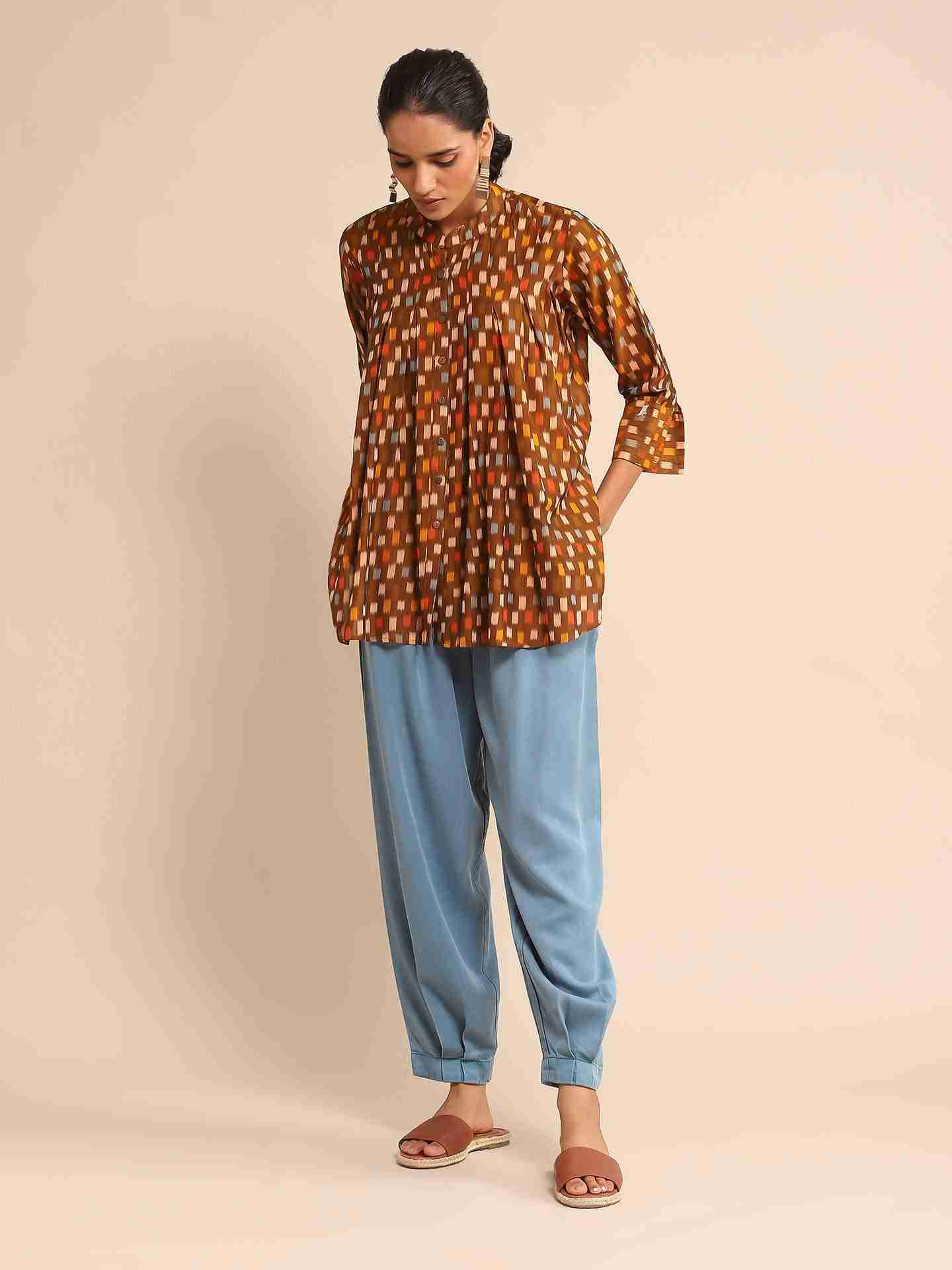 Brown Urban Elysian Cotton Shirt