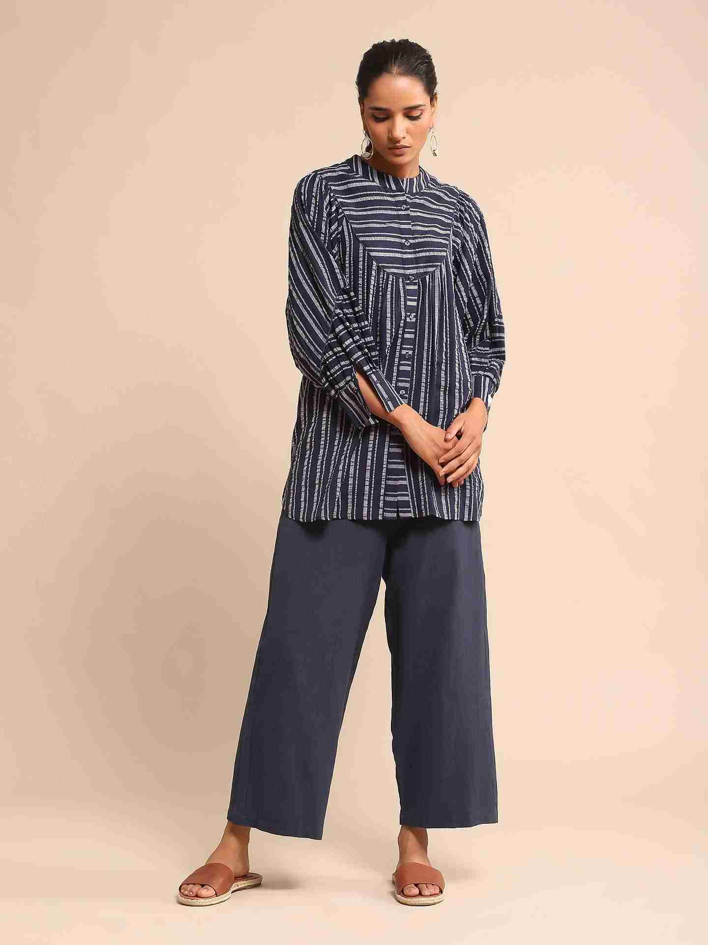 Blue Urban Elysian Cotton Shirt