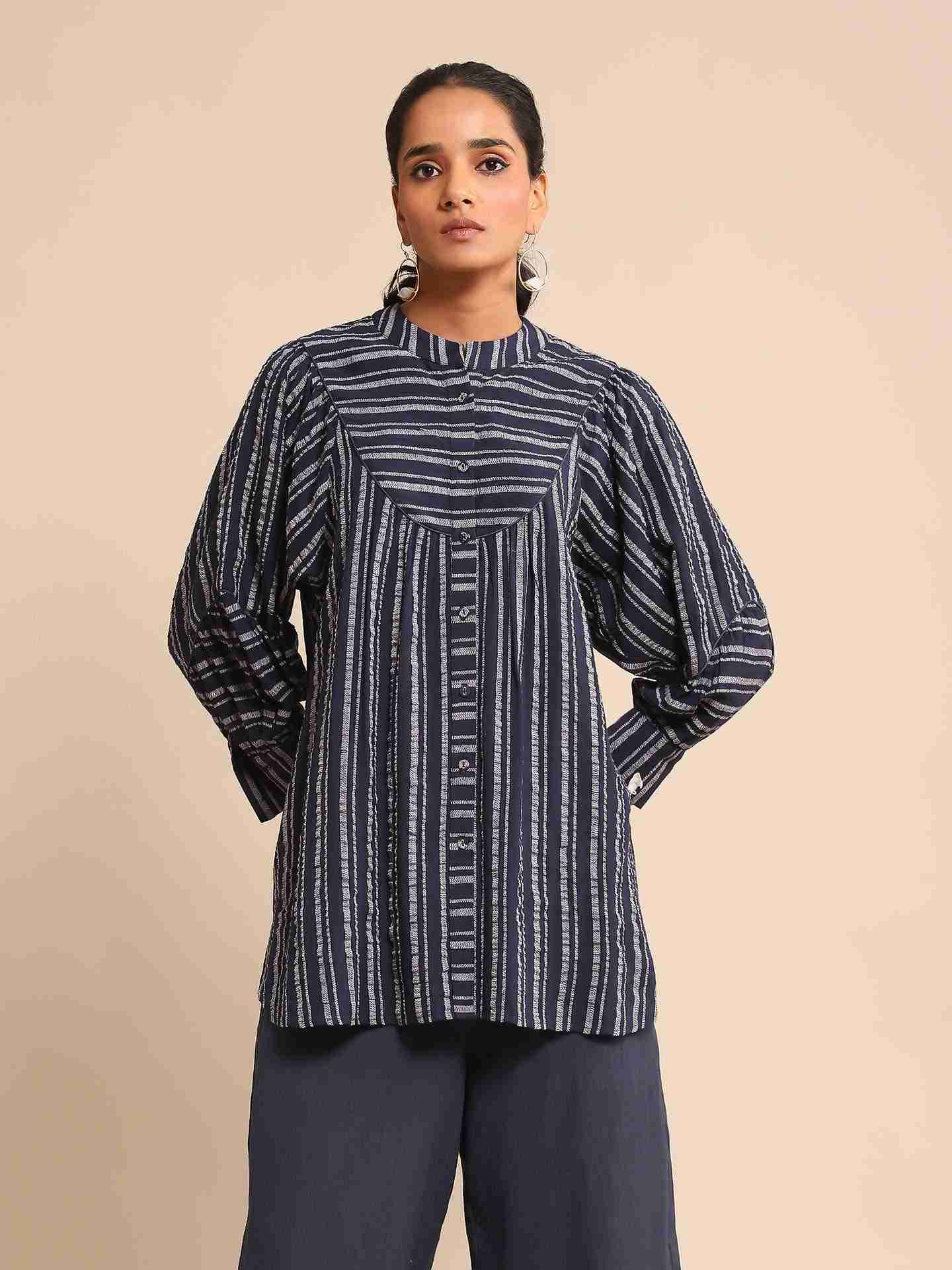 Blue Urban Elysian Cotton Shirt