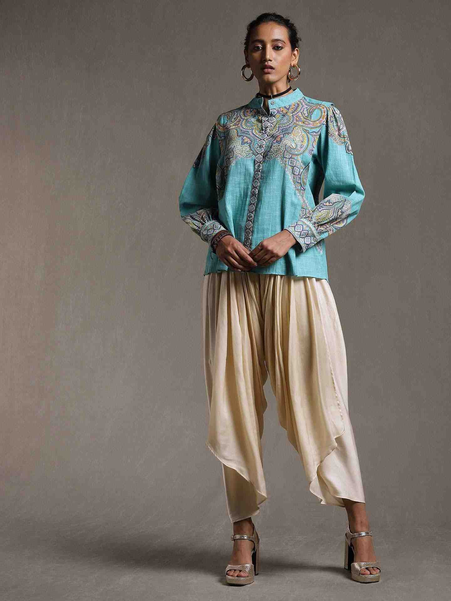 Mint Nath Cotton Shirt