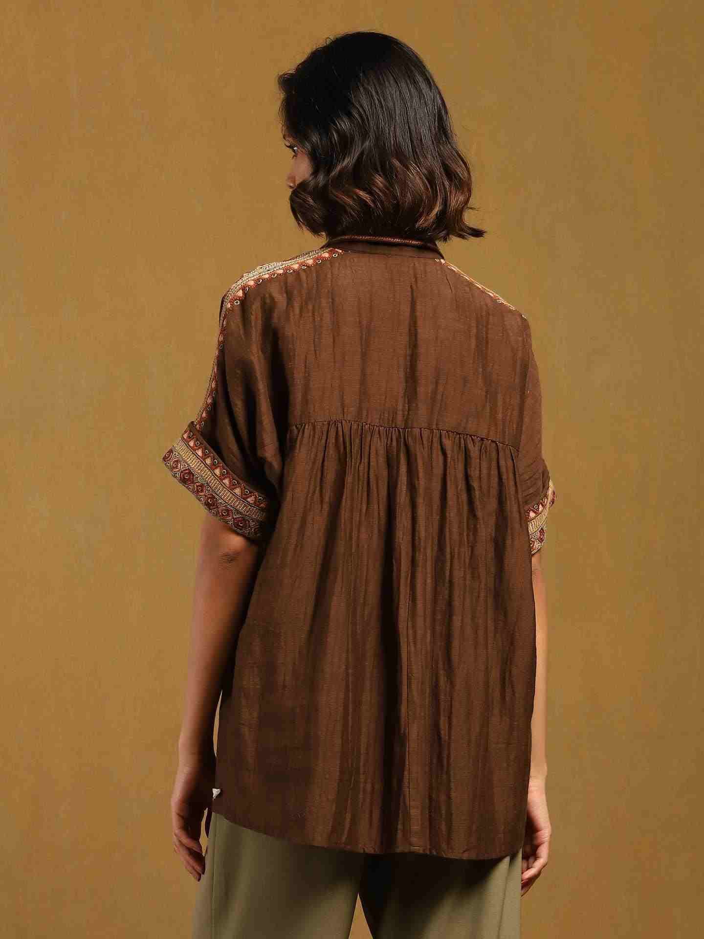 Brown Kyesha Shirt