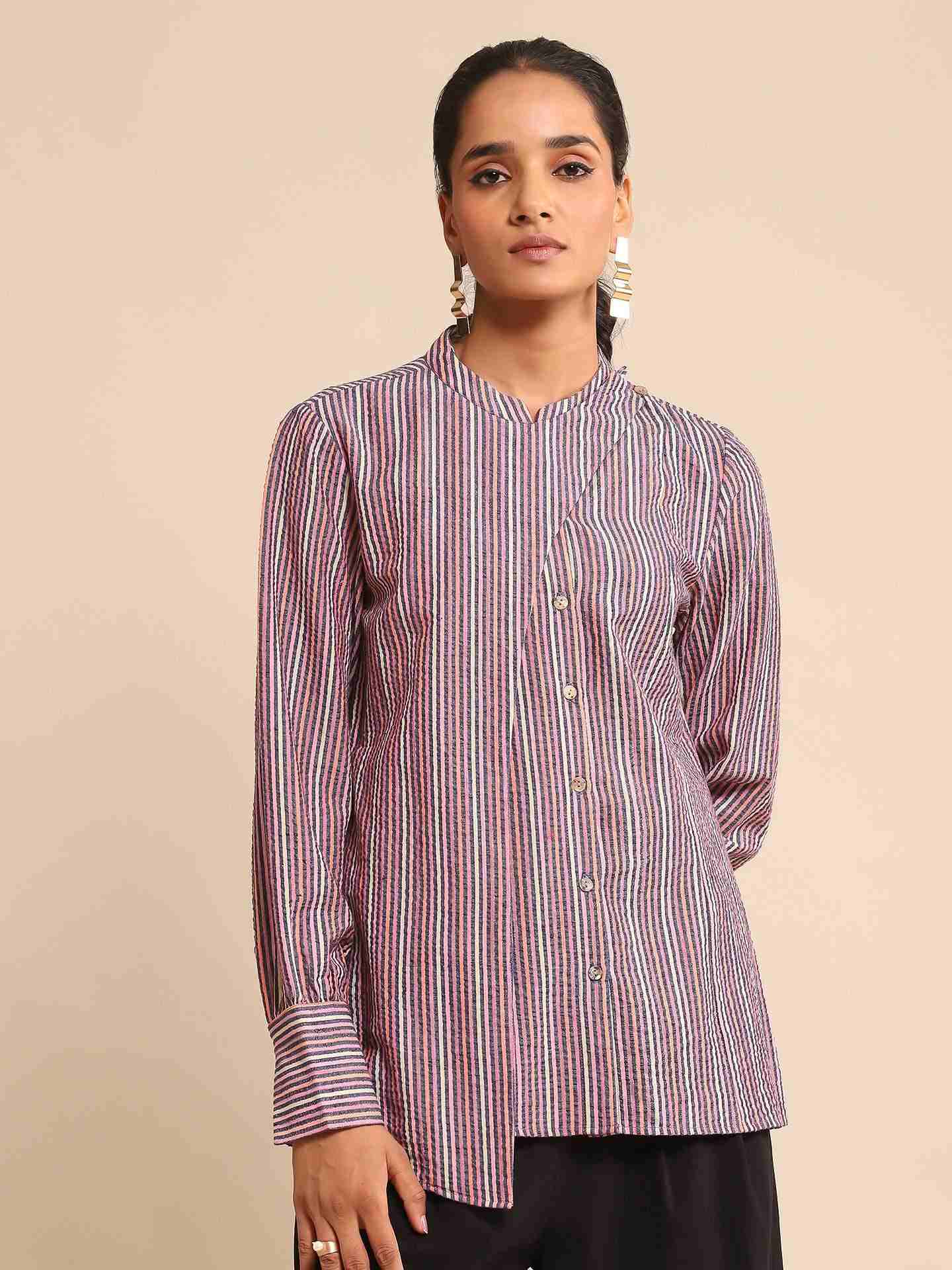 Multi-Color Urban Elysian Cotton Shirt