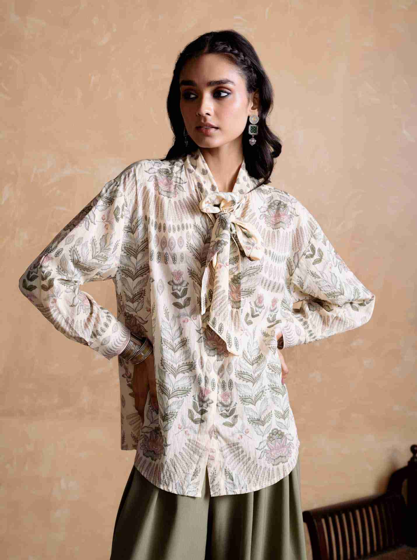 Beige Tisya Shirt