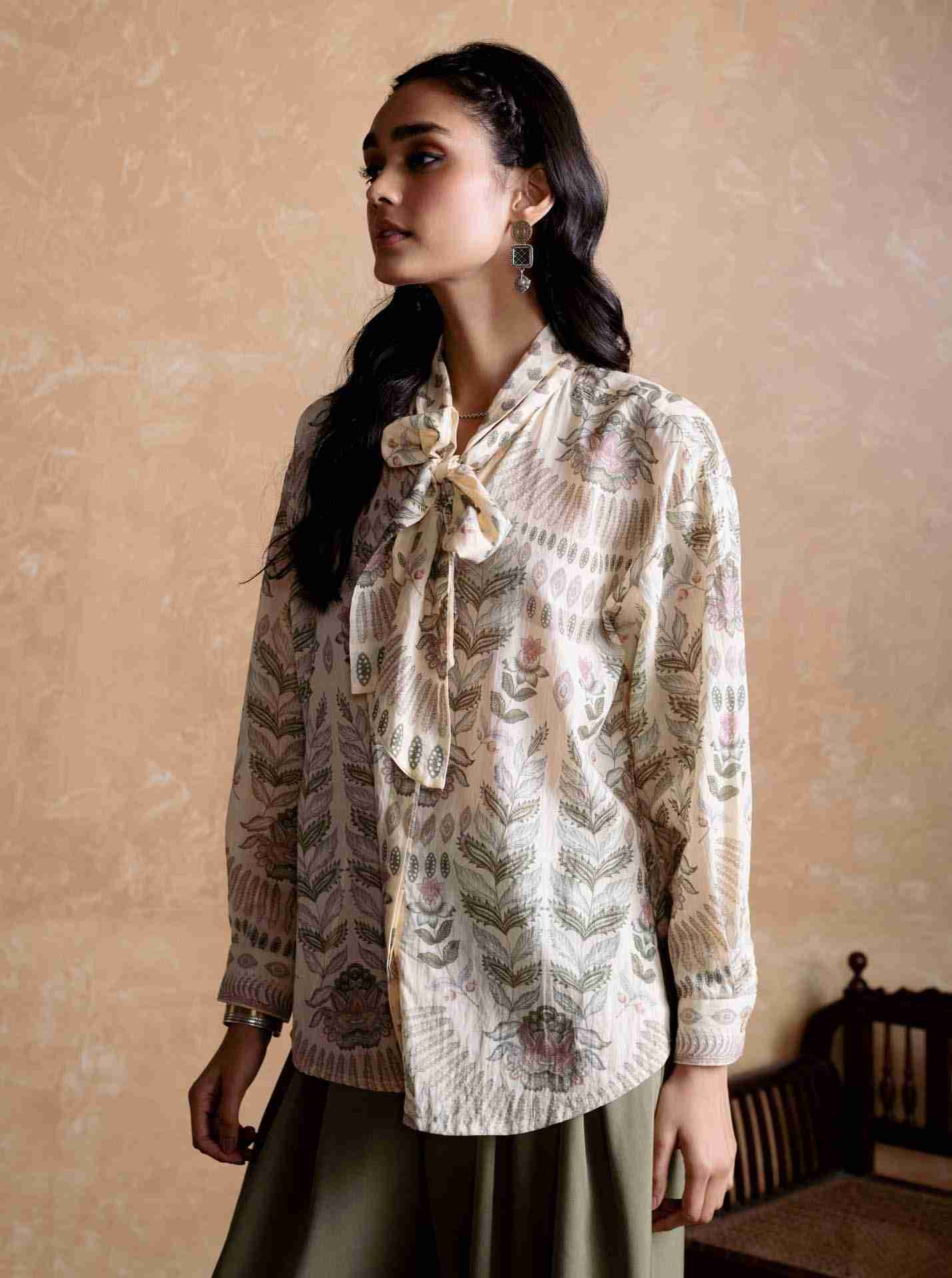 Beige Tisya Shirt