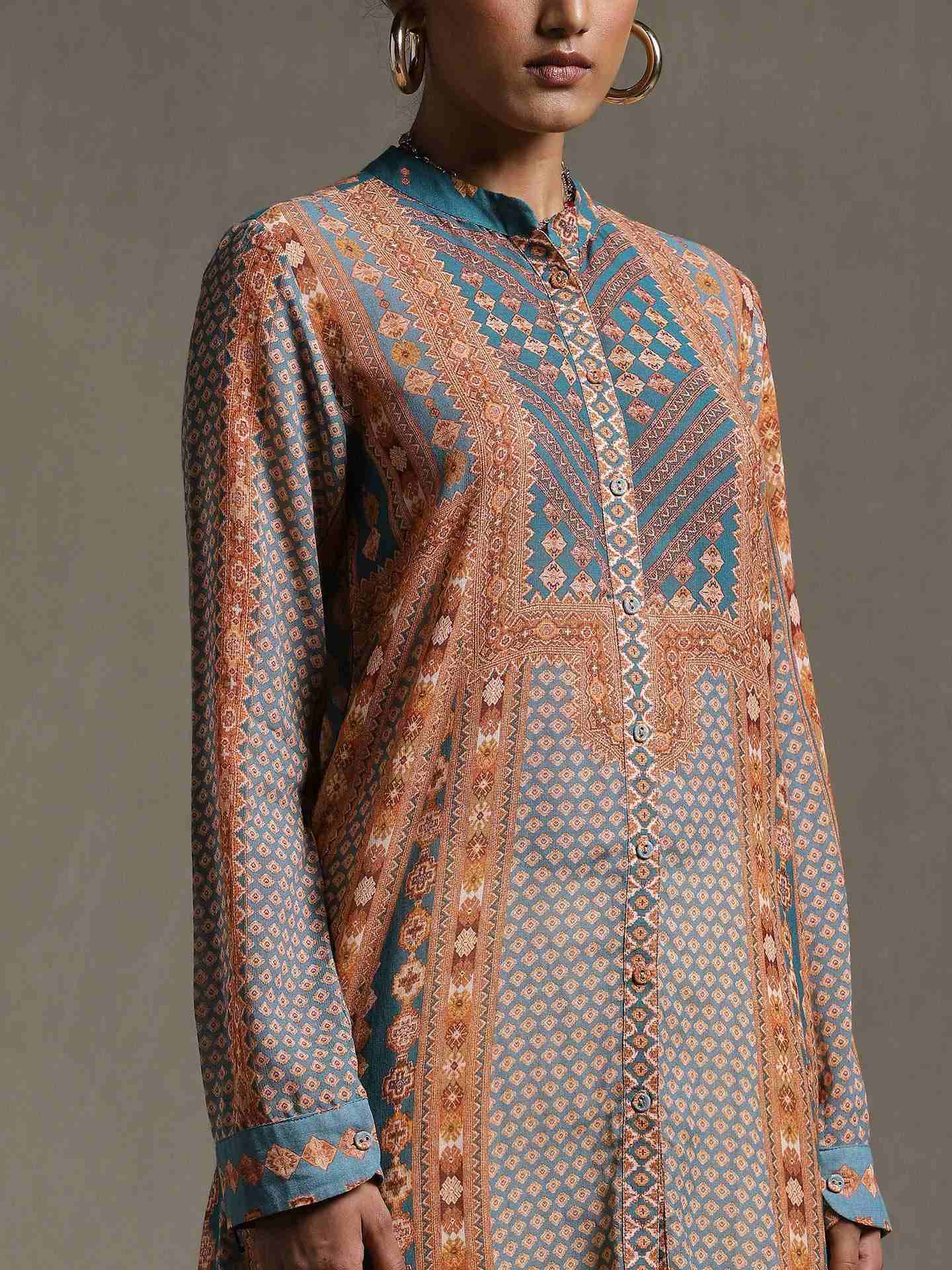 Teal Anusuya Kurti