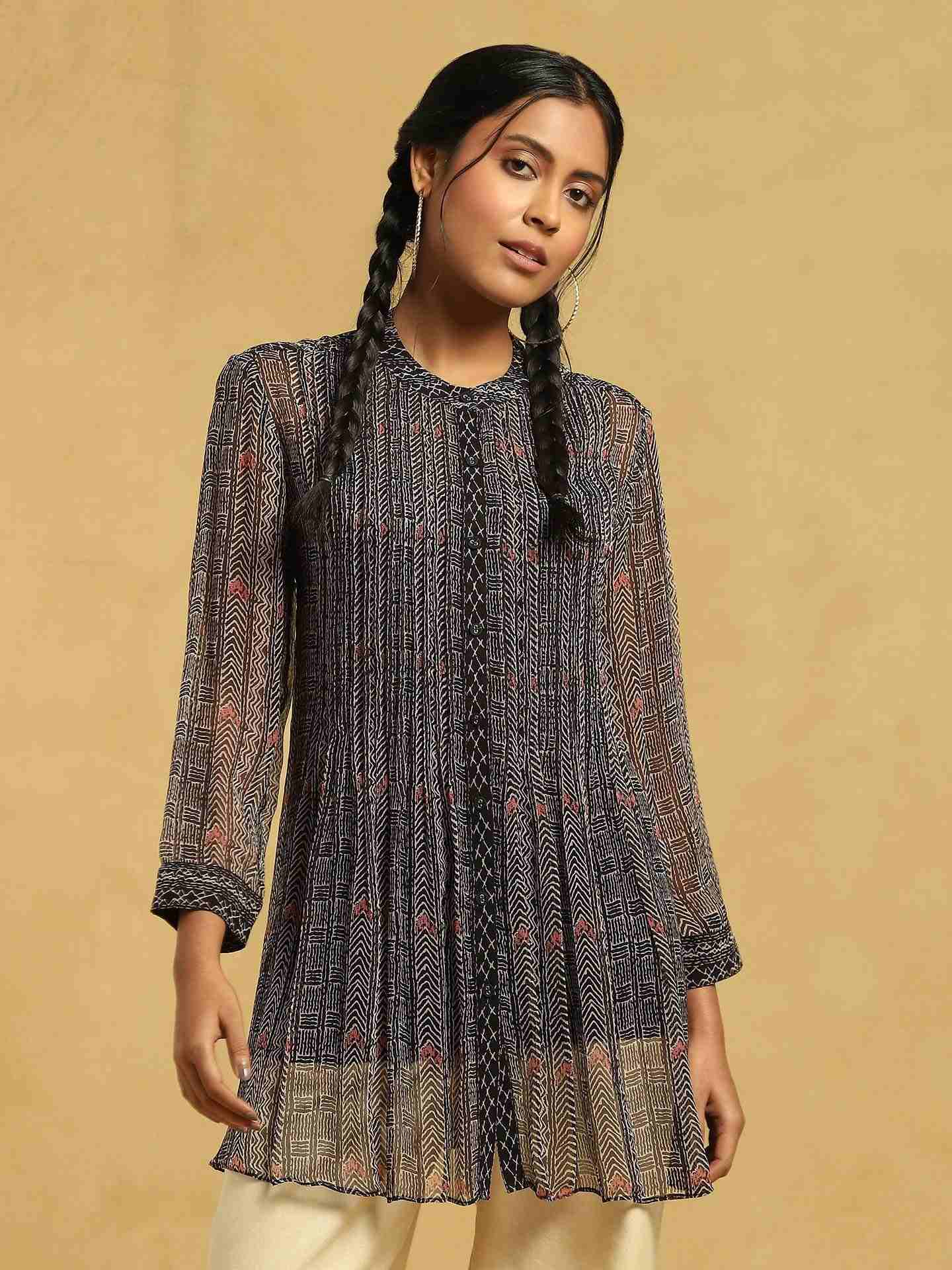Black Sindh Shirt