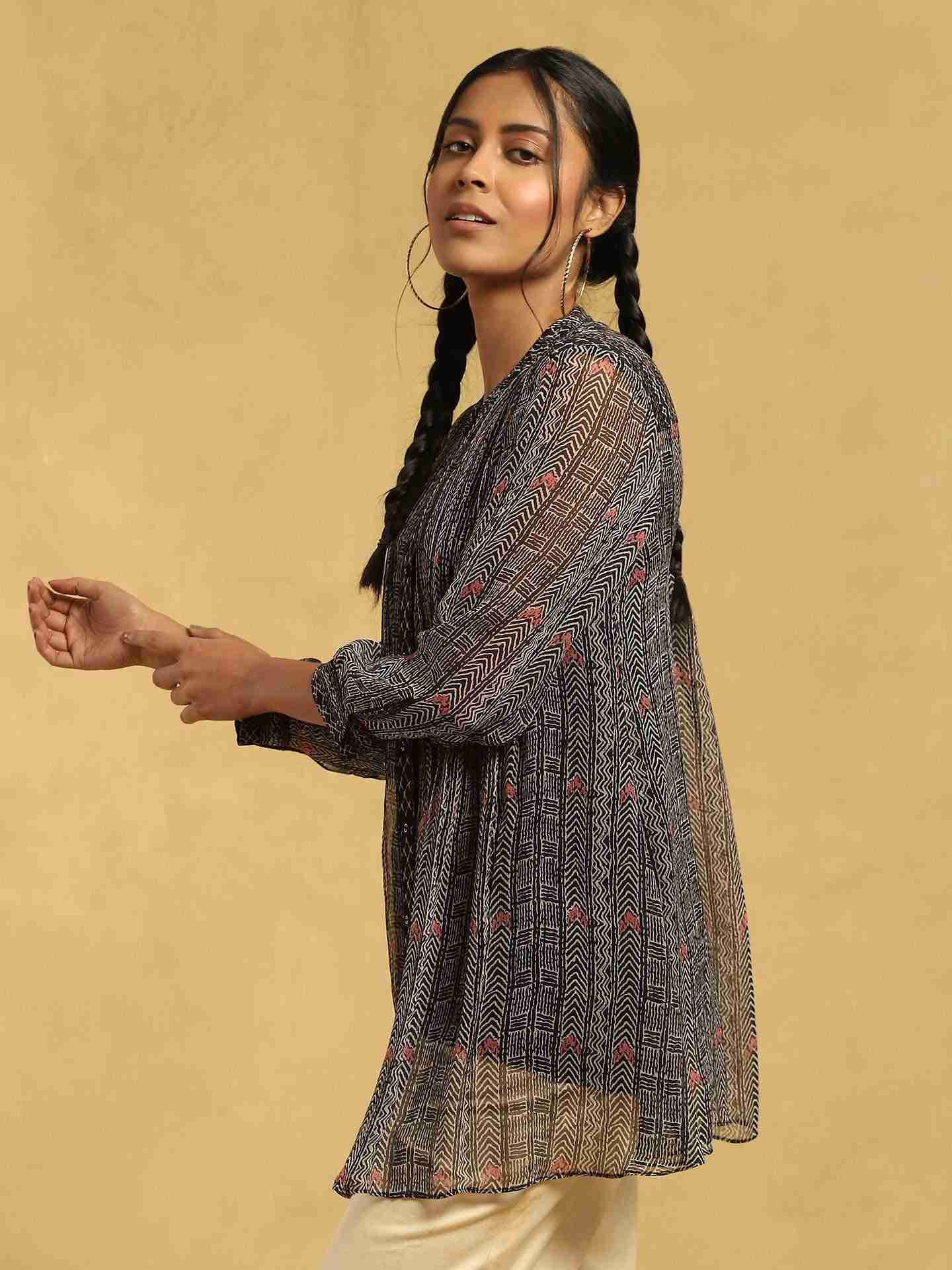 Black Sindh Shirt