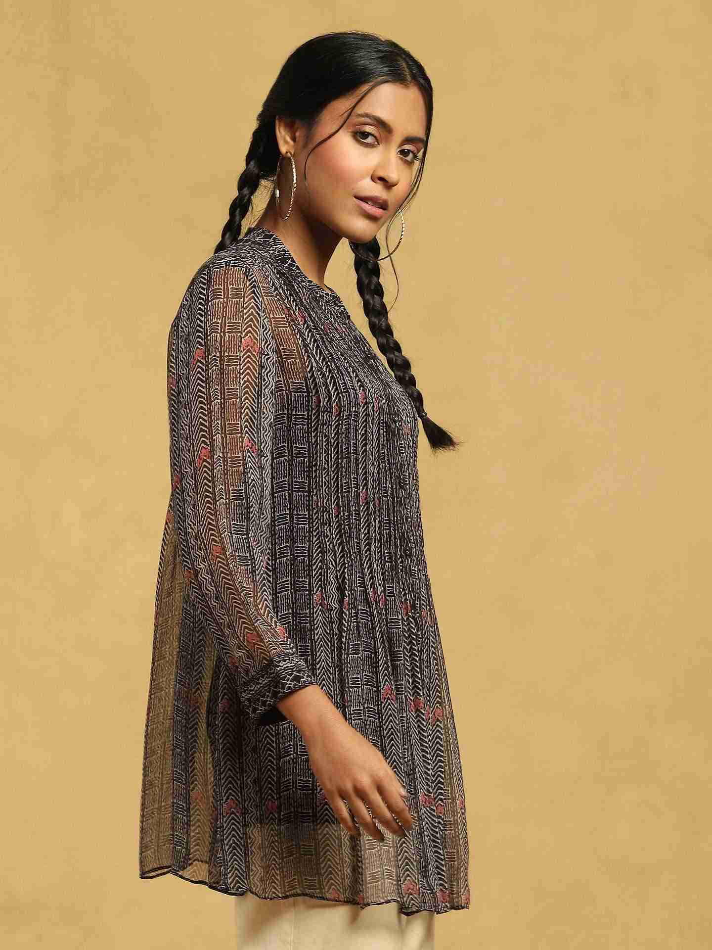 Black Sindh Shirt