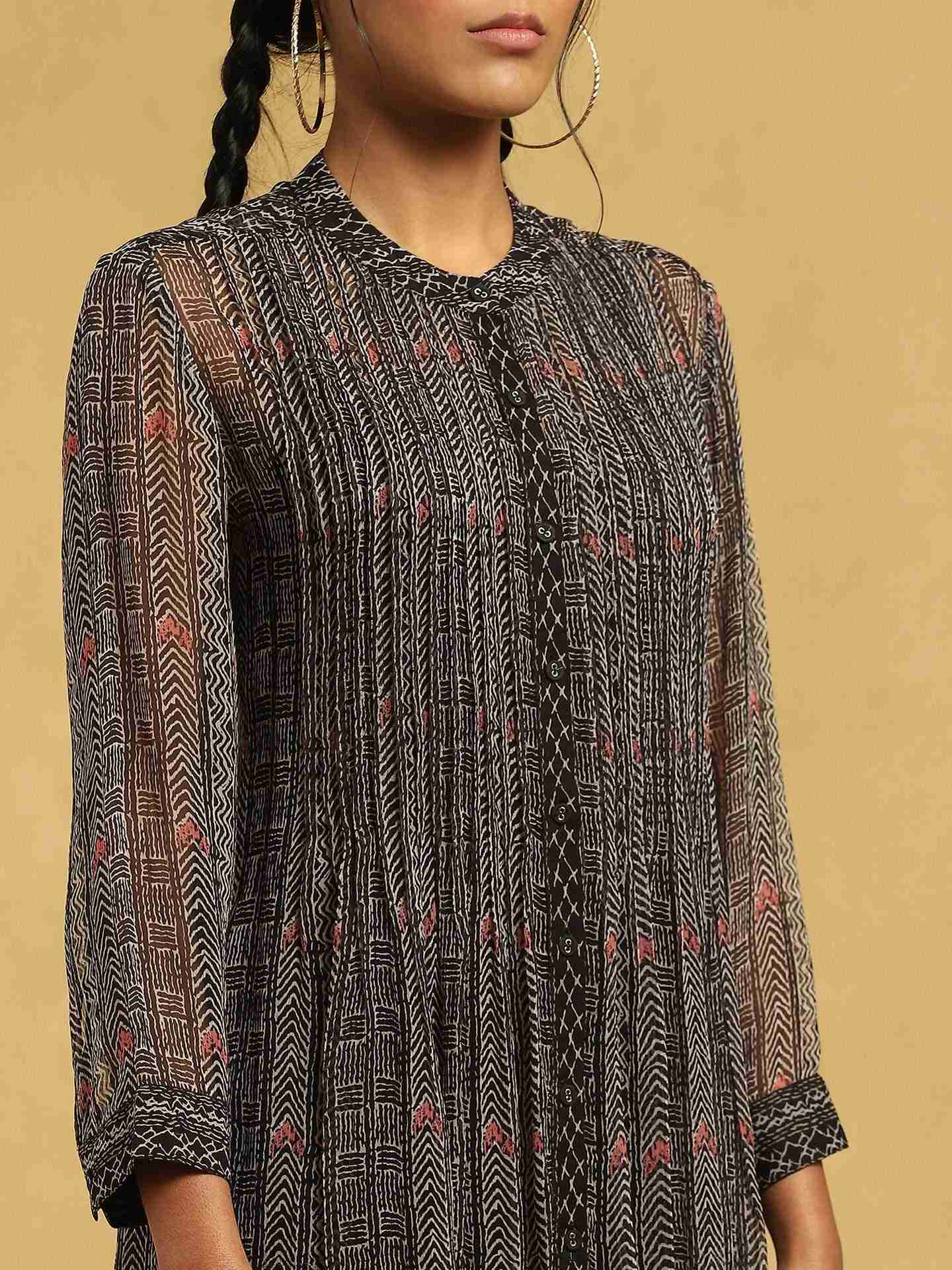Black Sindh Shirt
