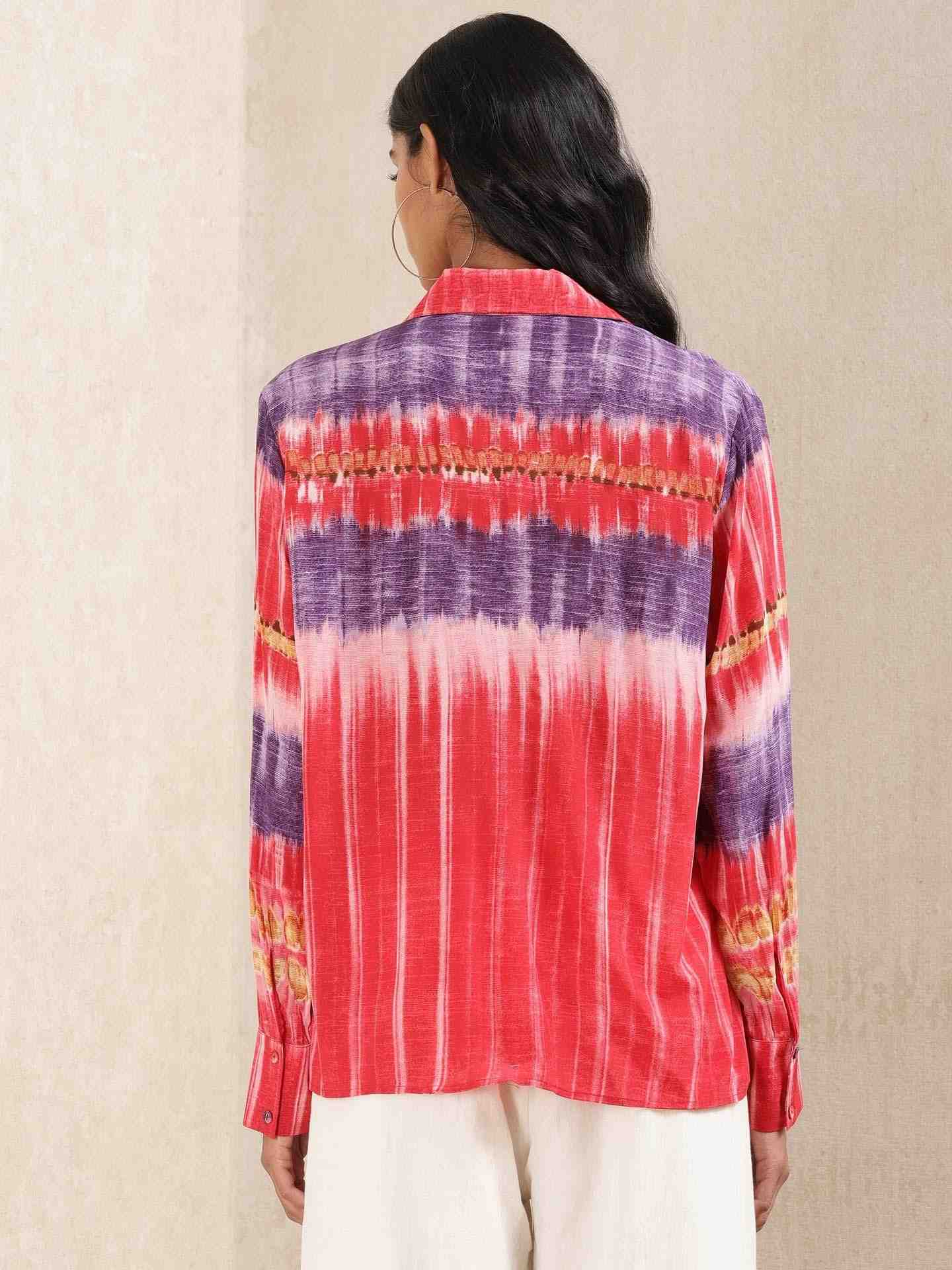 Pink Adah Crepe Shirt