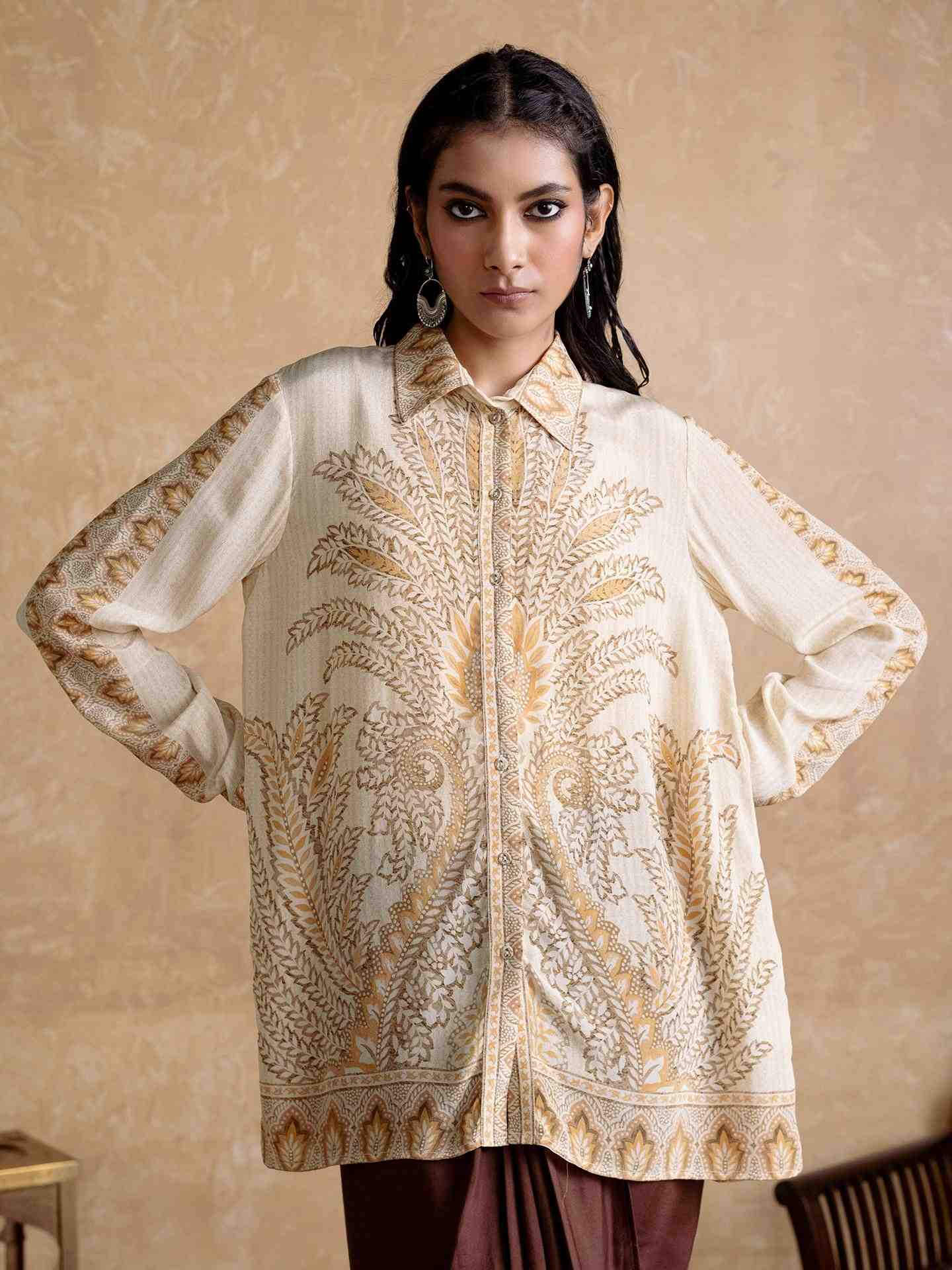 Beige Arith Shirt