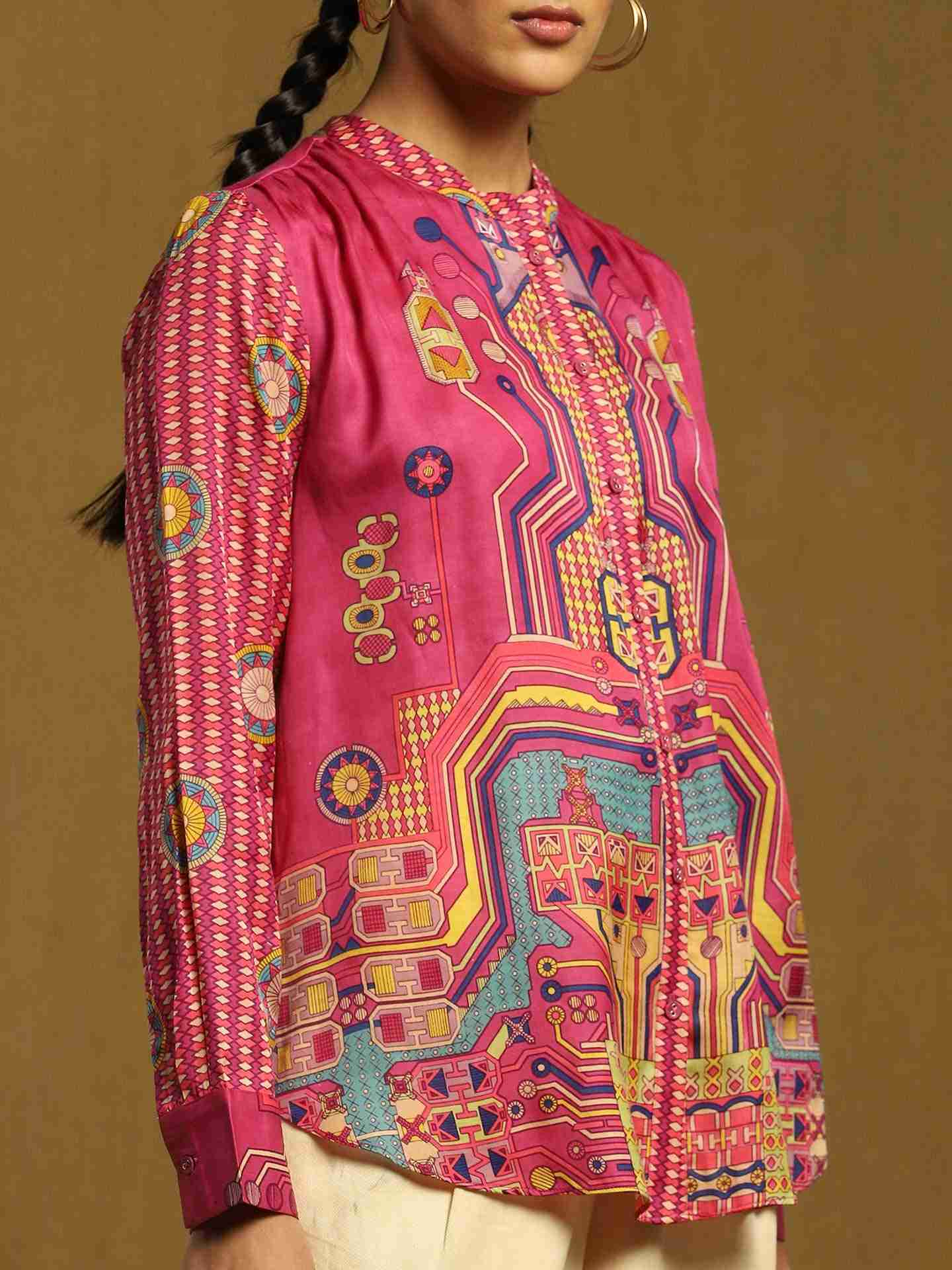 Purple Circuit Shirt