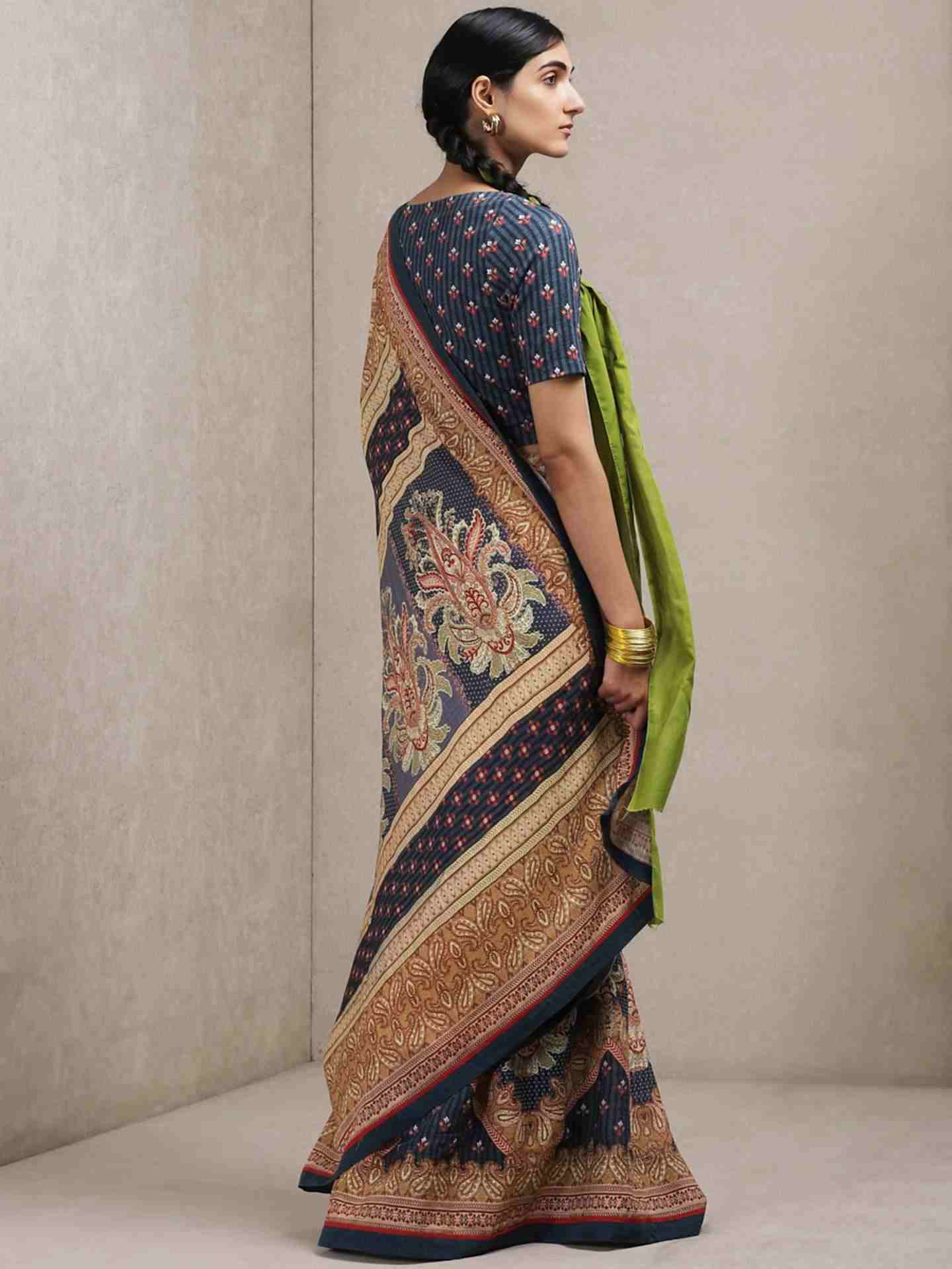 Blue Ervin Saree