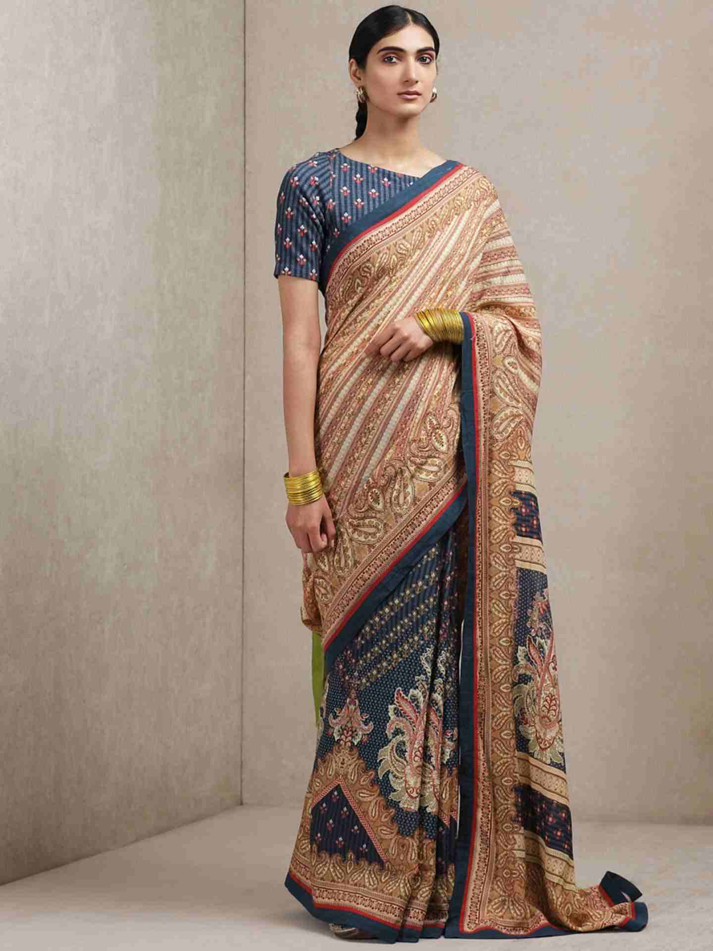 Blue Ervin Saree