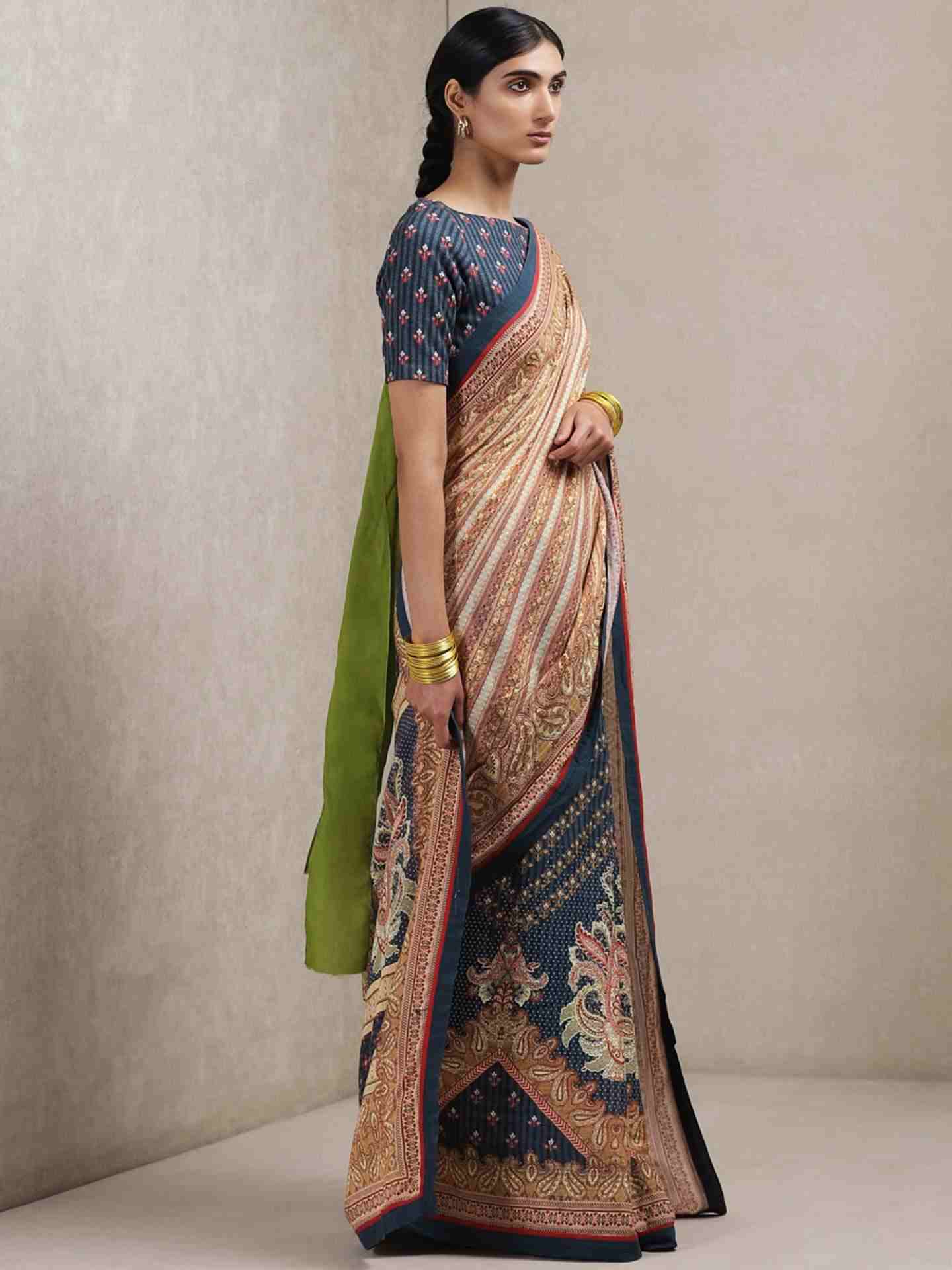 Blue Ervin Saree