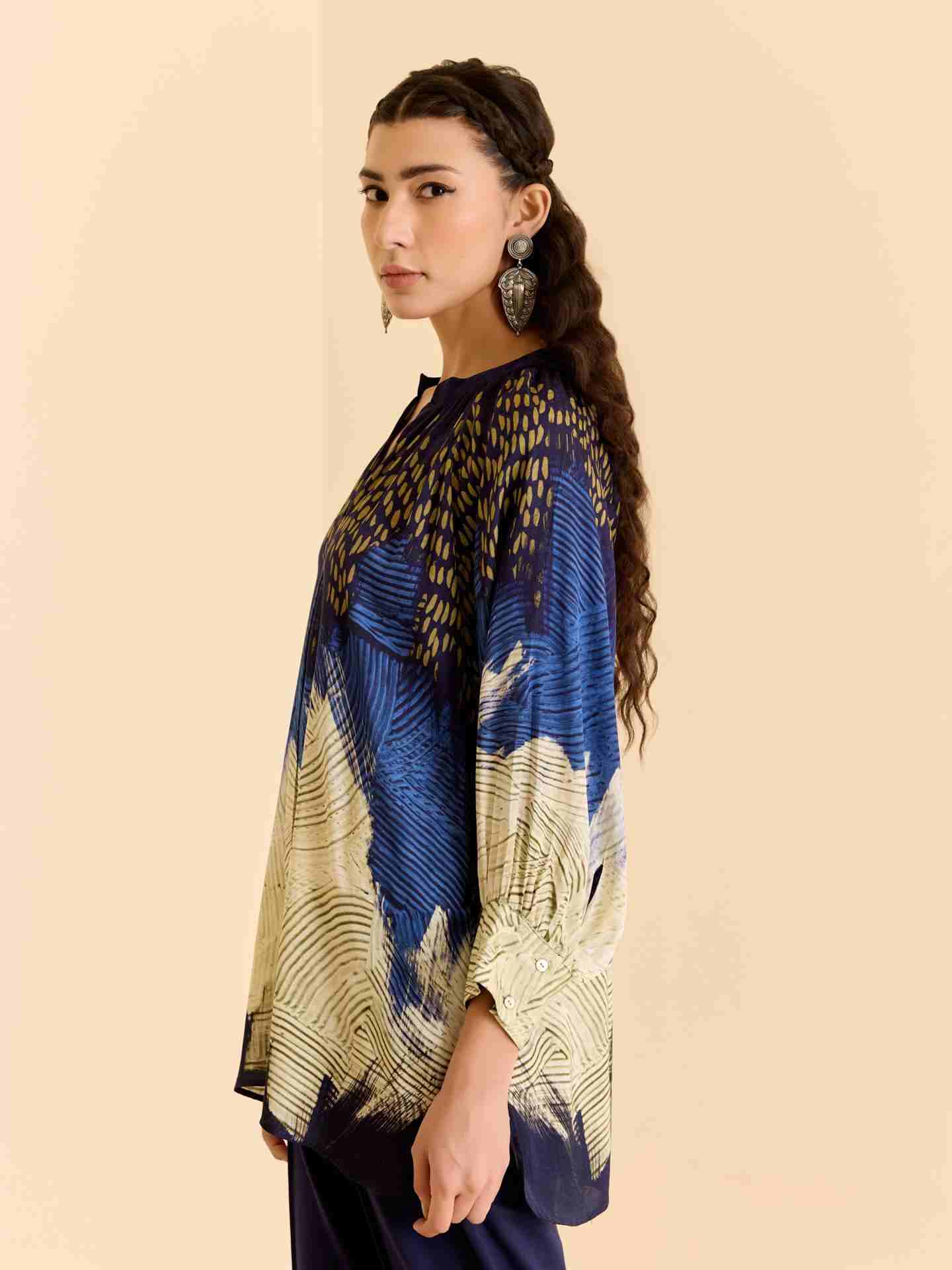 Blue Enola Top