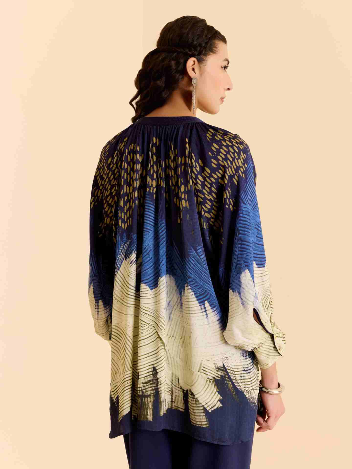 Blue Enola Top