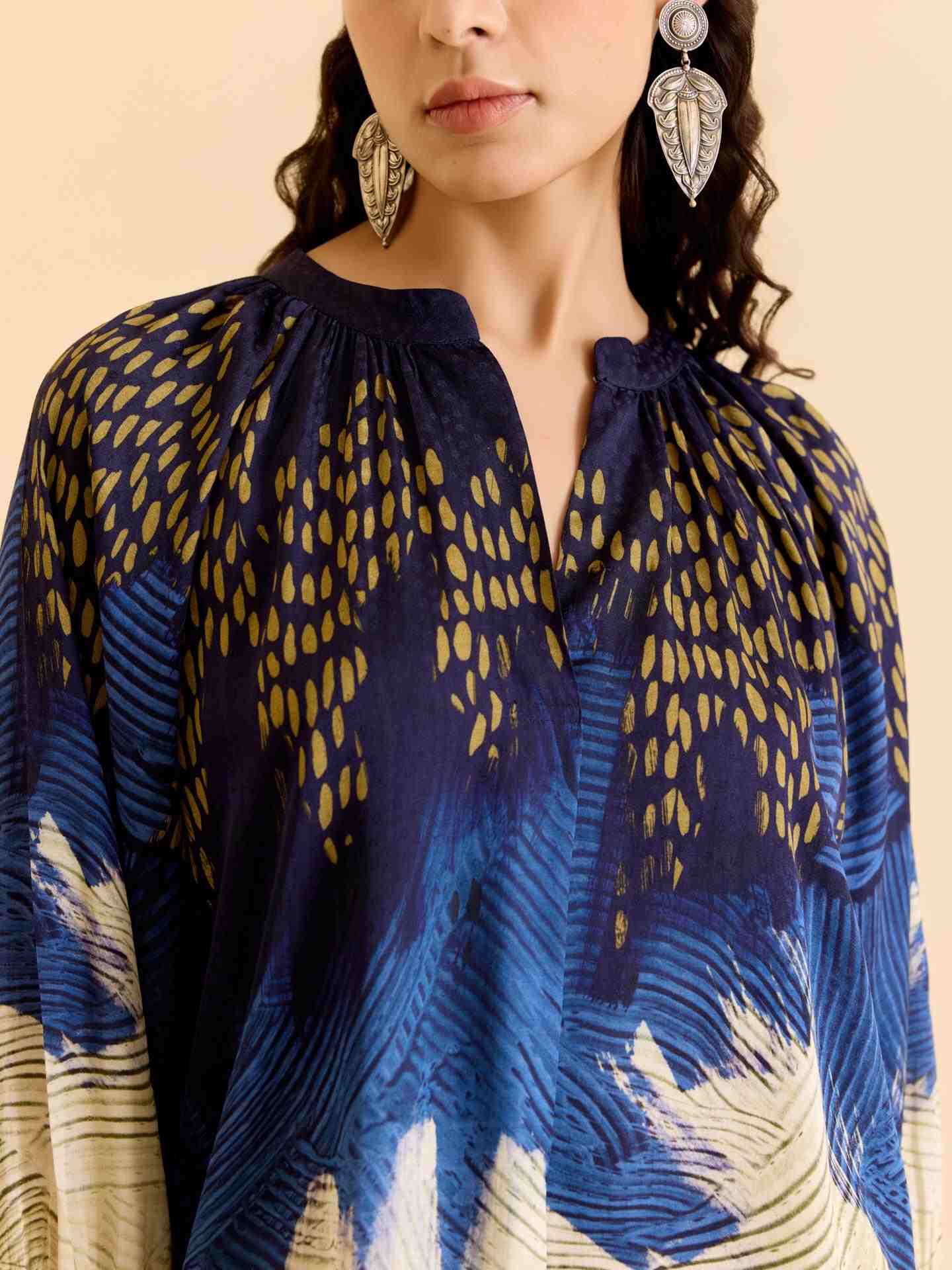 Blue Enola Top