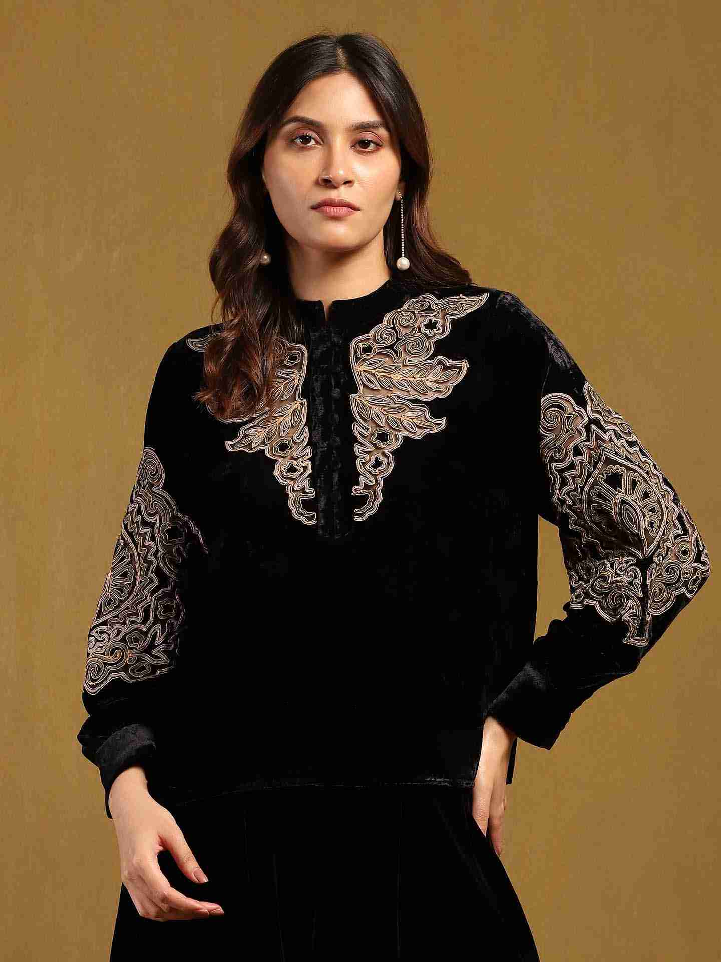 Black Pheonix Solid Short Top