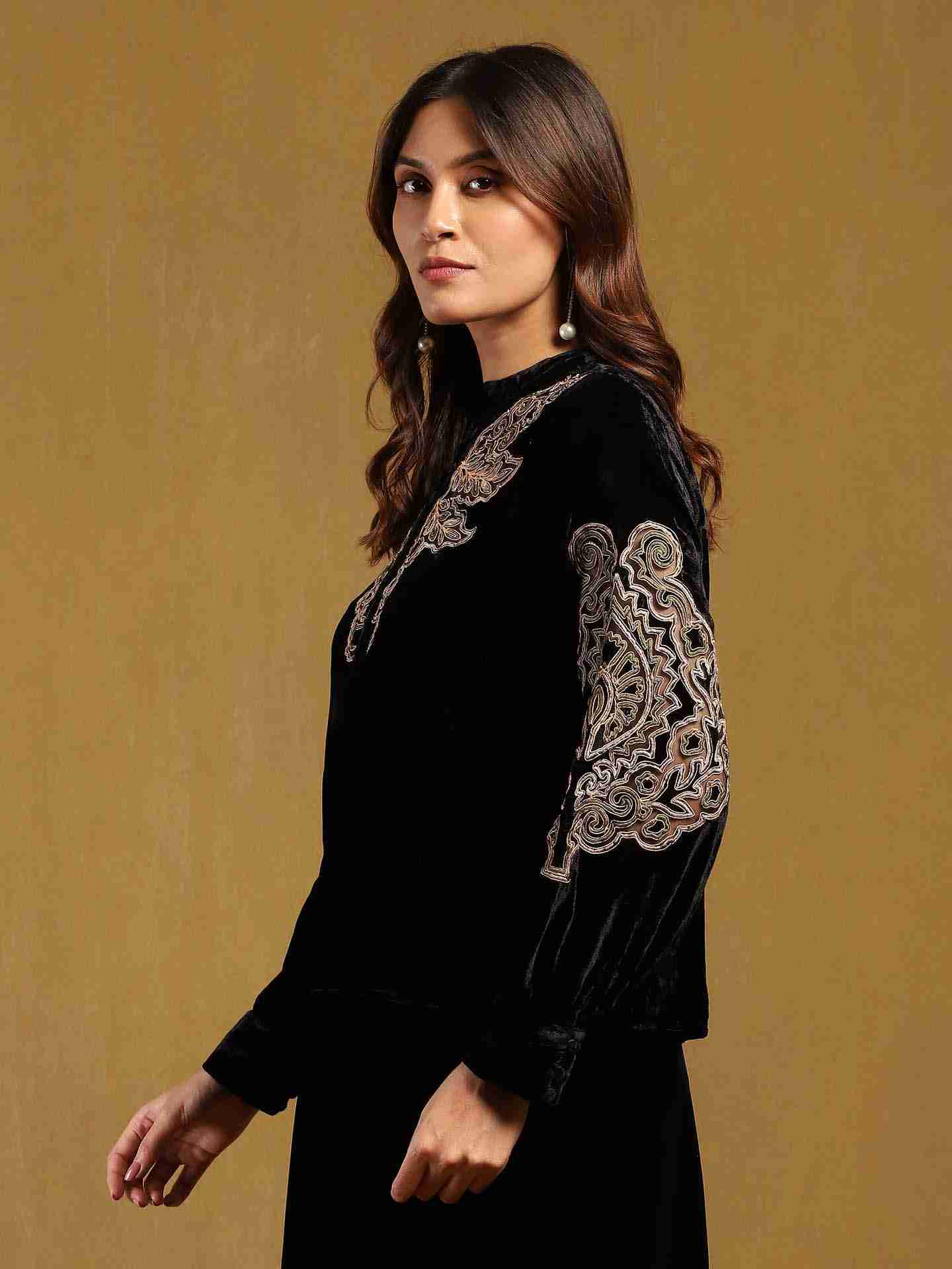 Black Pheonix Solid Short Top