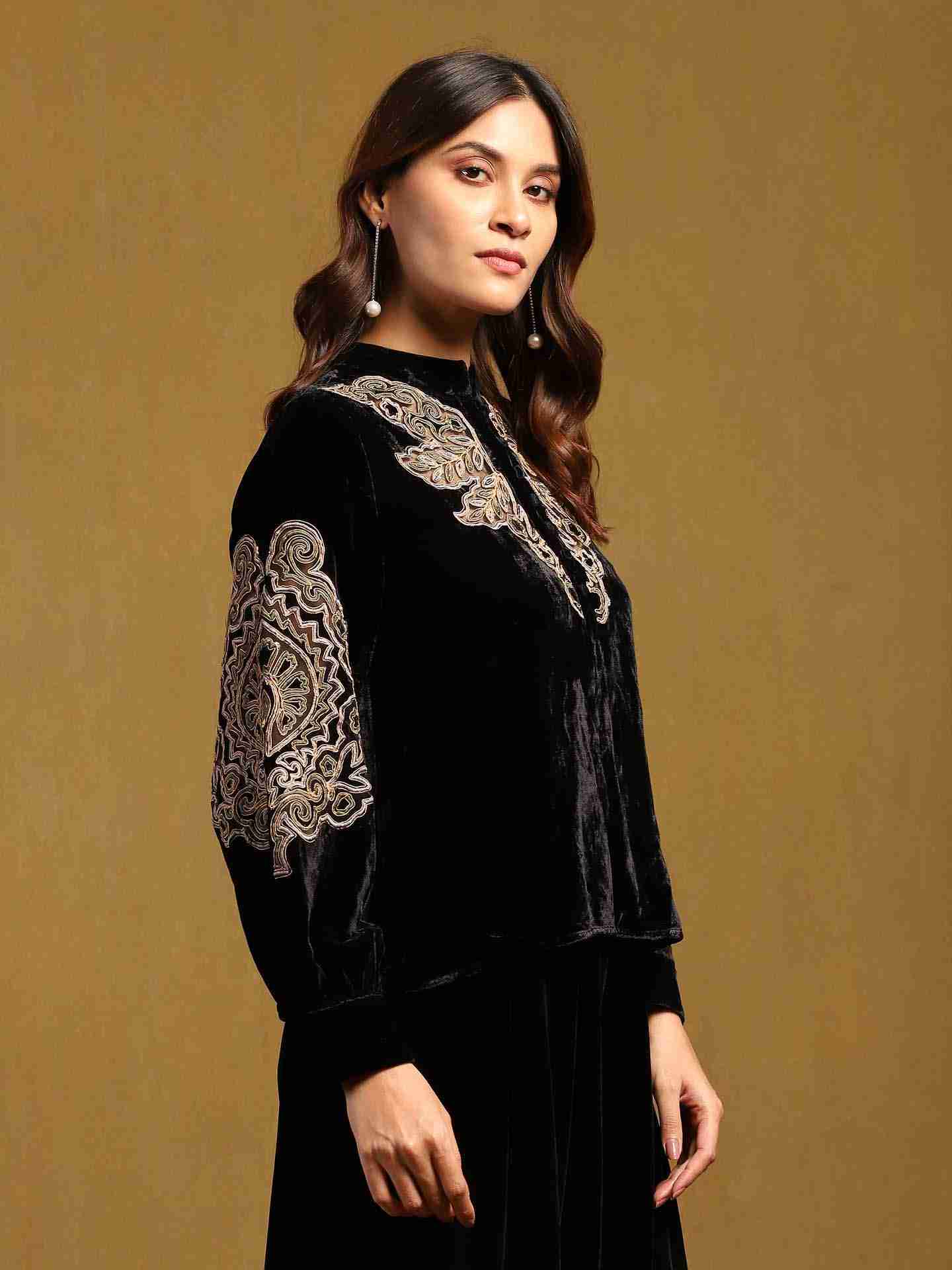 Black Pheonix Solid Short Top