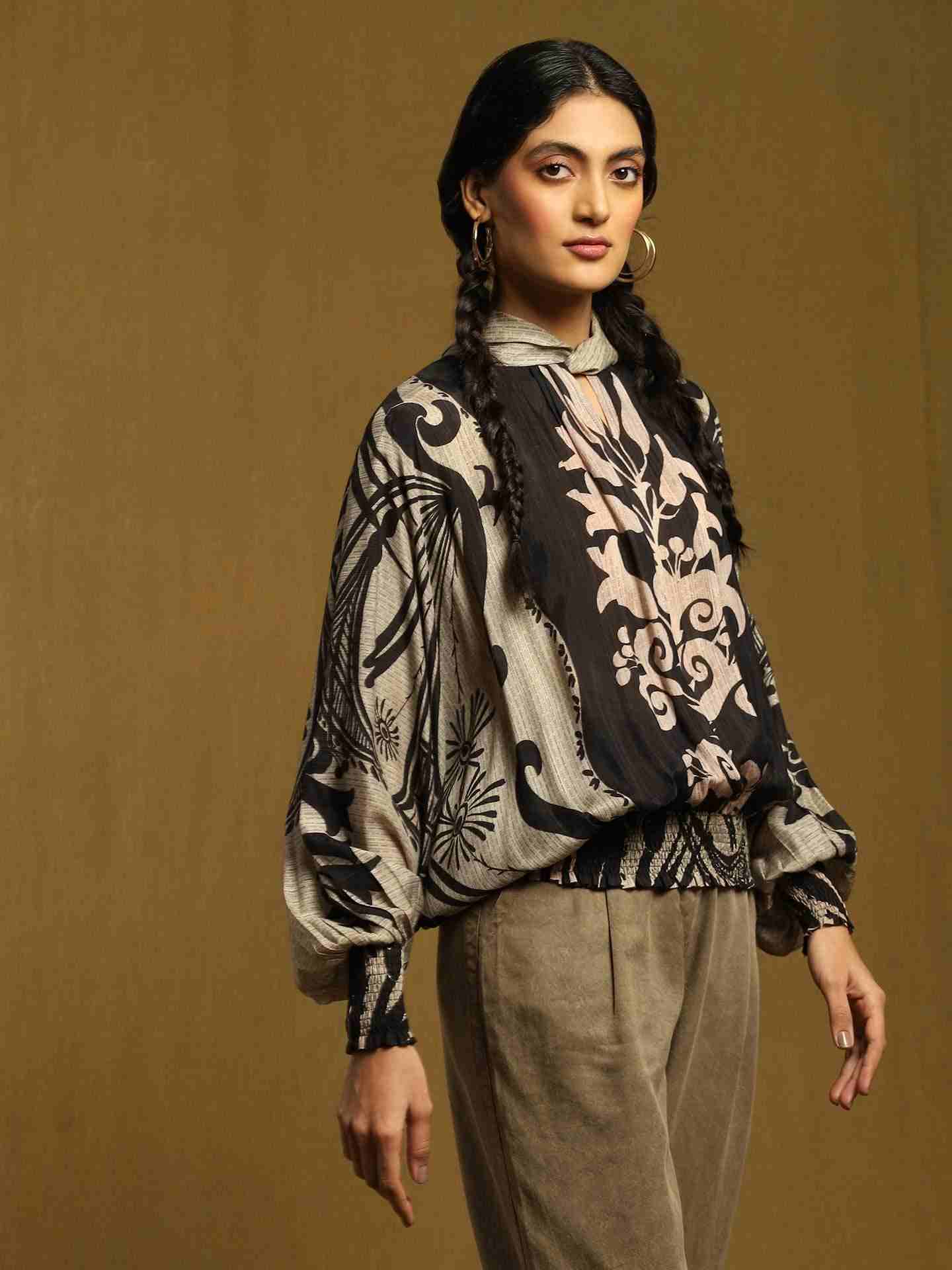 Black Persophne Kurti