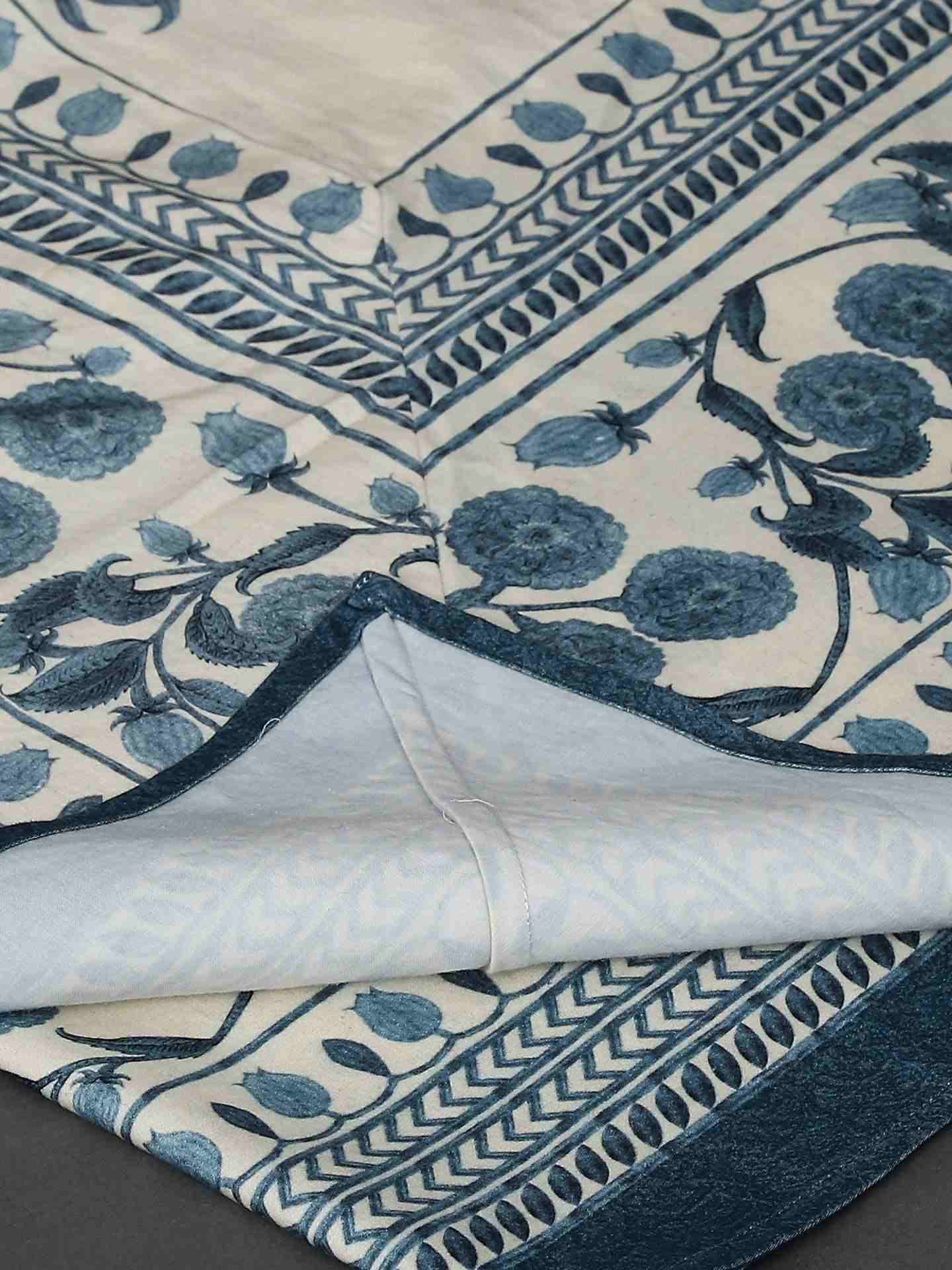 Blue Jalmahal Cotton Tablecloth