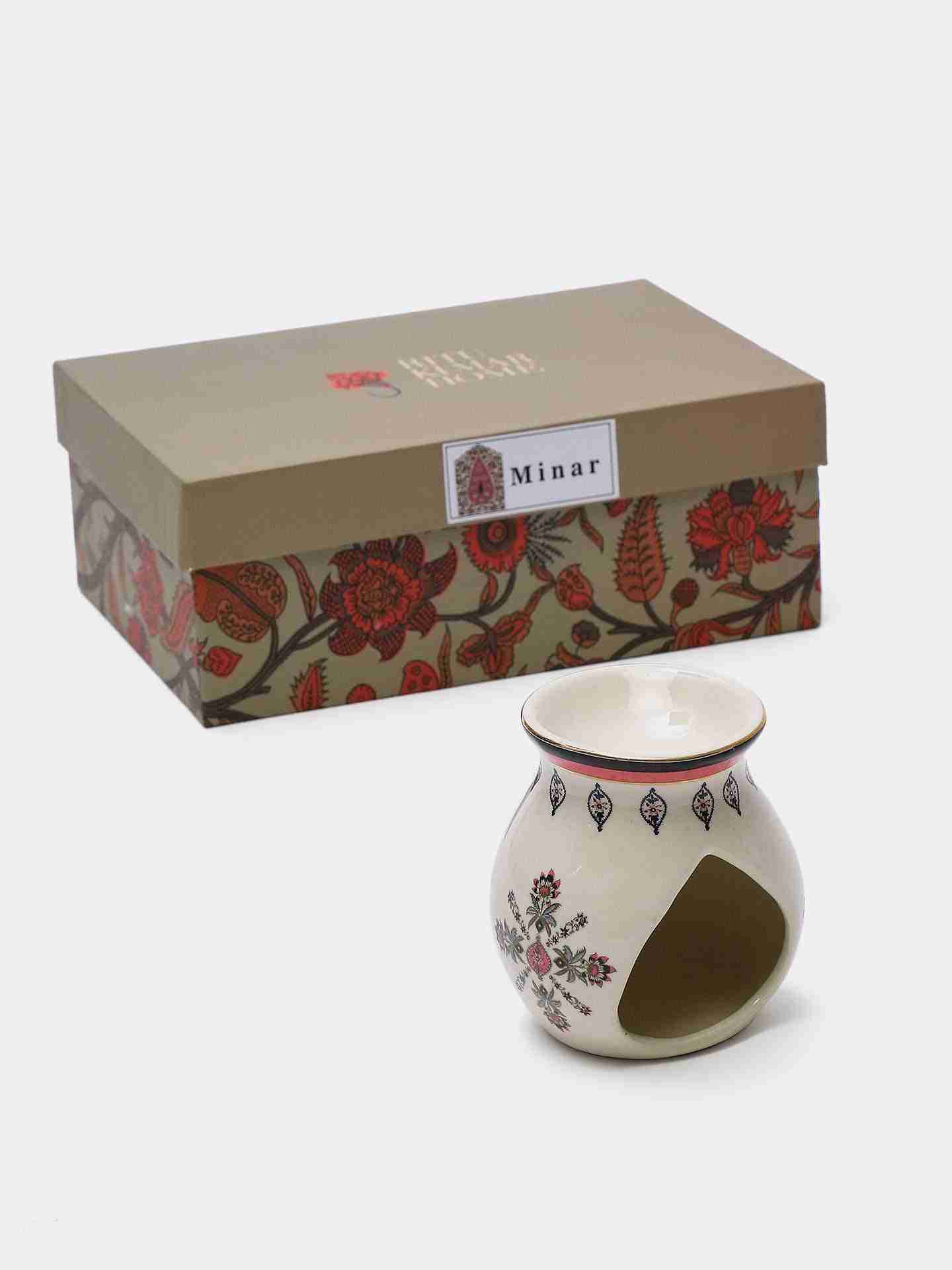 Beige & Pink  Minar T-Light