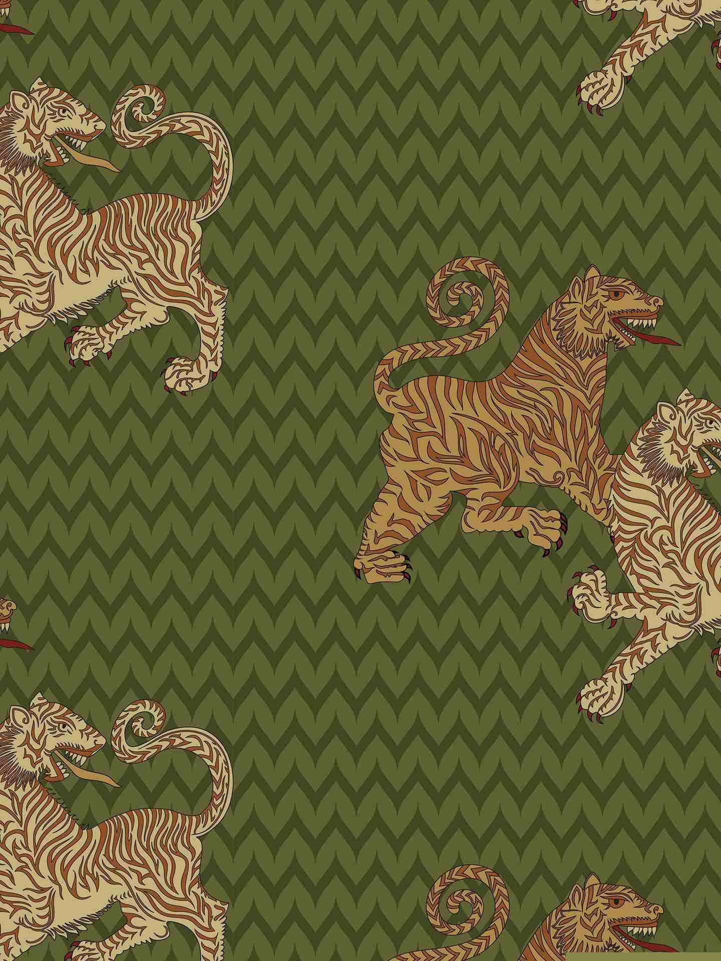 Green Baagh Canvas Fabric