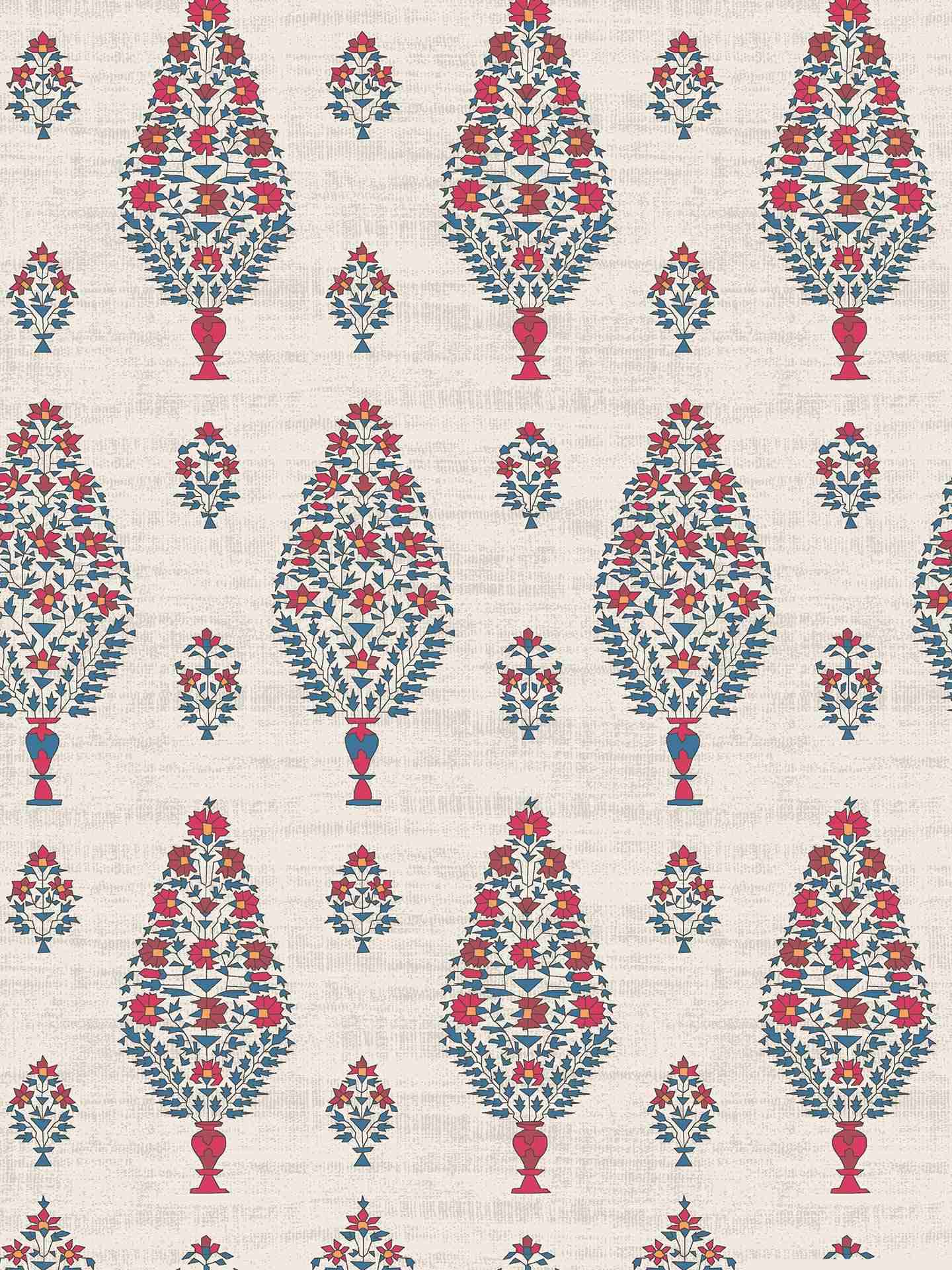 Ivory Chameli Canvas Fabric