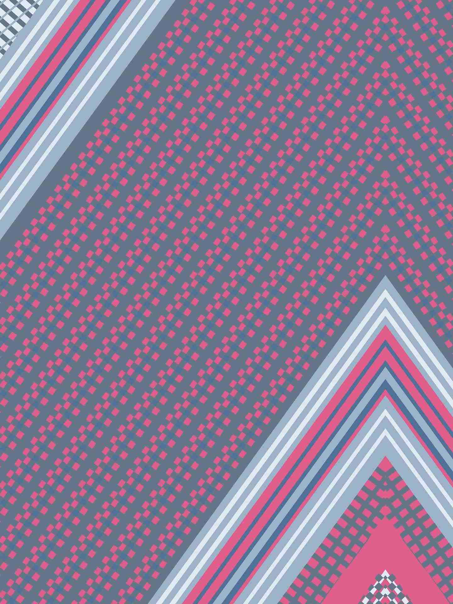 Purple Mothra Cotton Satin Fabric