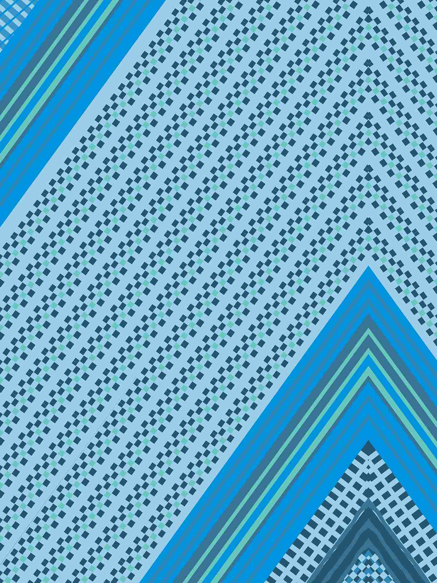 Sky Blue Mothra Micro Velvet Fabric