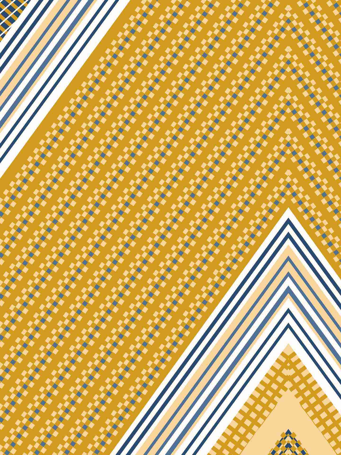Yellow Mothra Micro Velvet Fabric