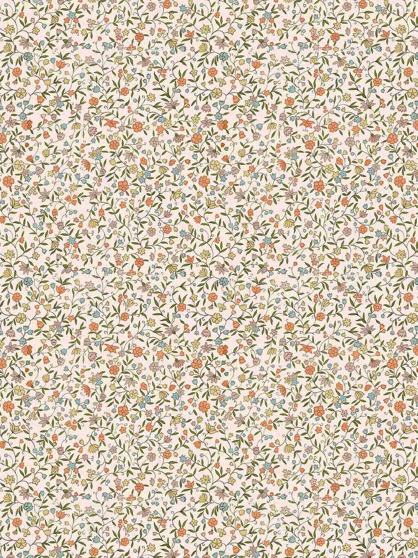 Ivory Liberty Micro Velvet Fabric