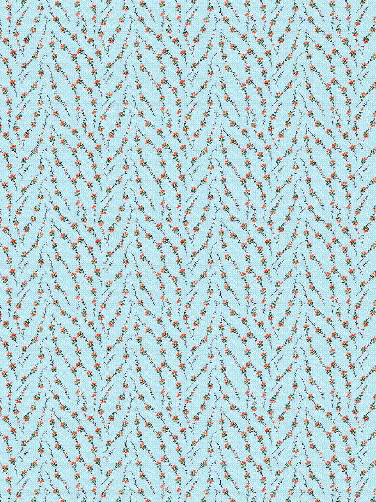 Blue Liberty Micro Velvet Fabric