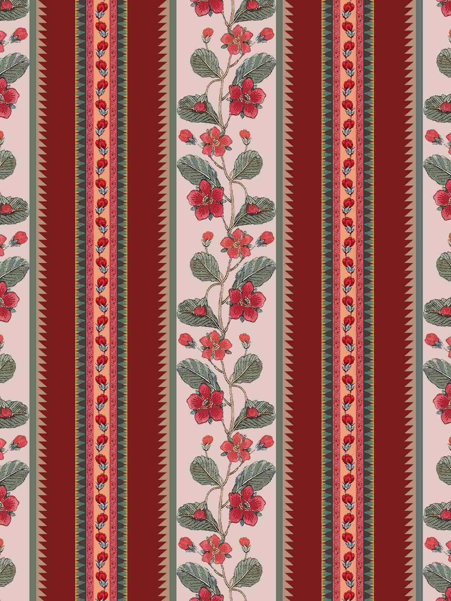 Ecru Flora Poly Velvet Fabric