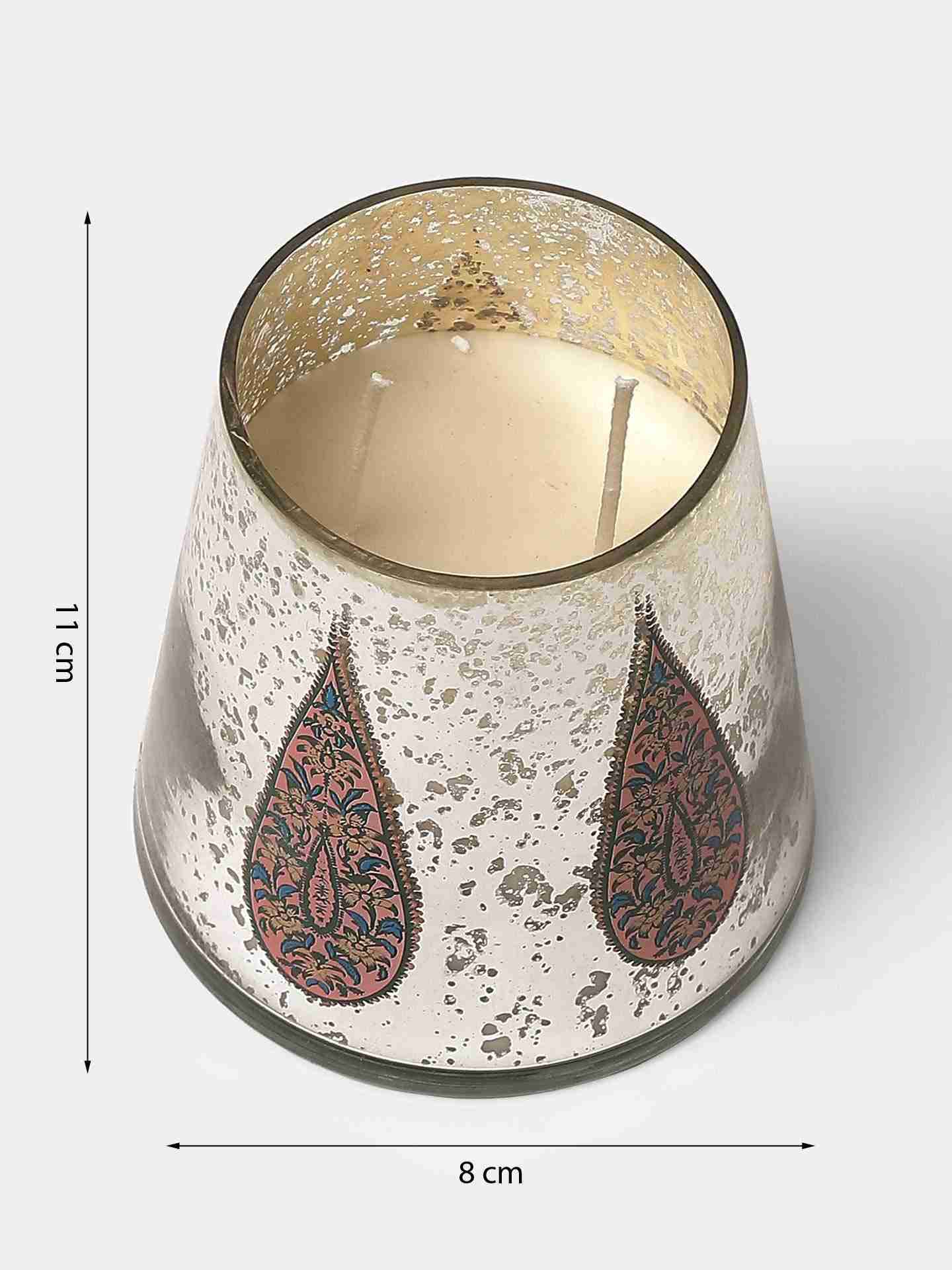 Ecru & Pink  Minar Votive