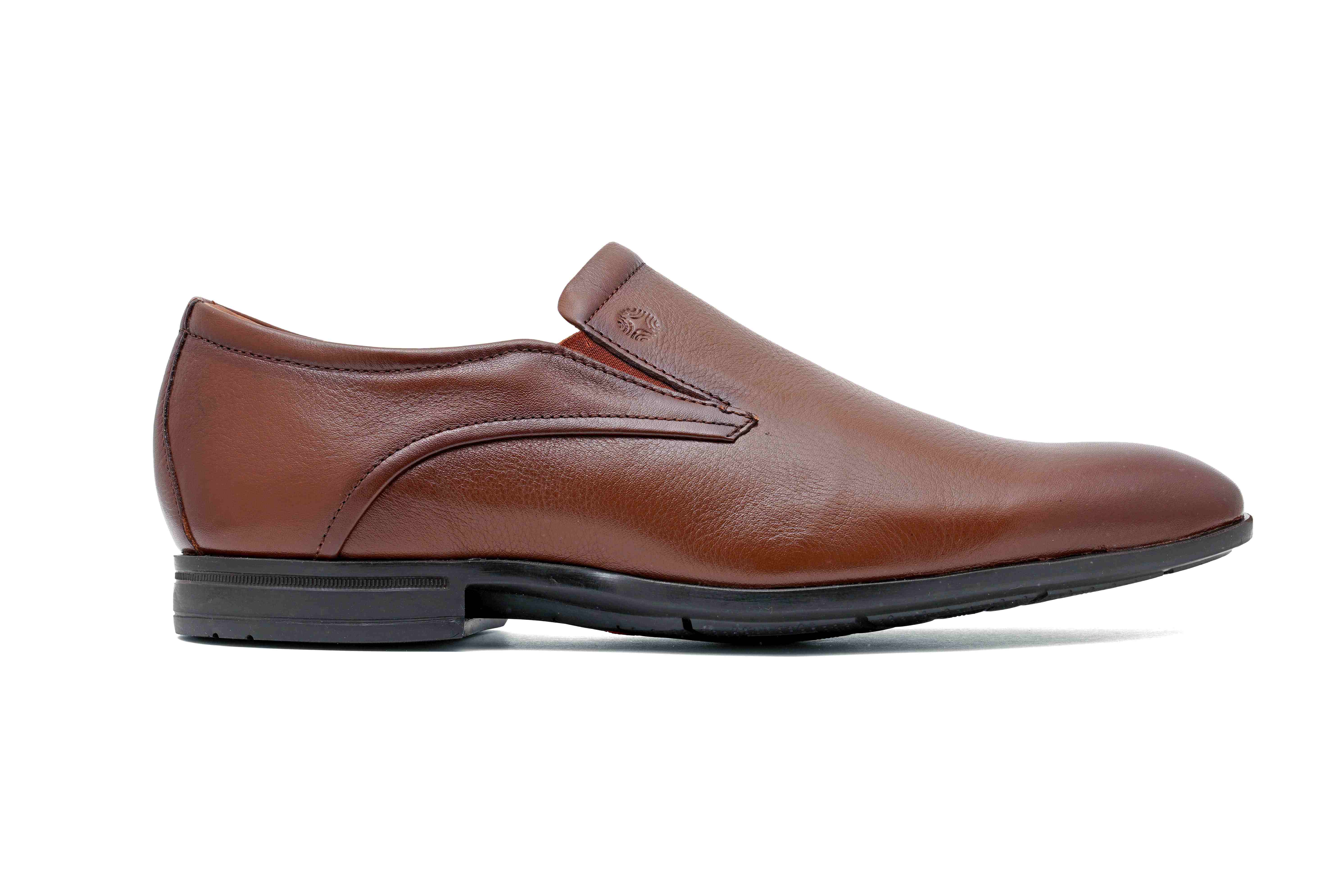 The Colombo Ruosh Men Tan Formal Slip-On