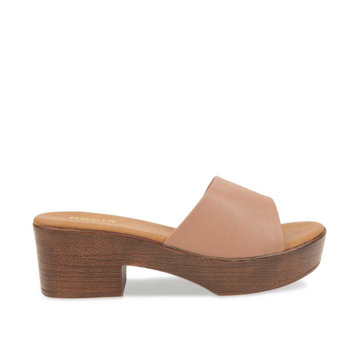 Rocia | Women Textured Block Heel Sandal 1