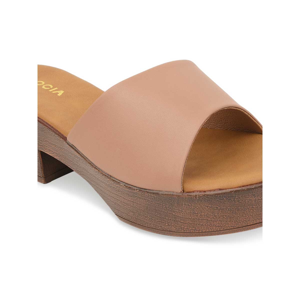 Rocia | Women Textured Block Heel Sandal 4