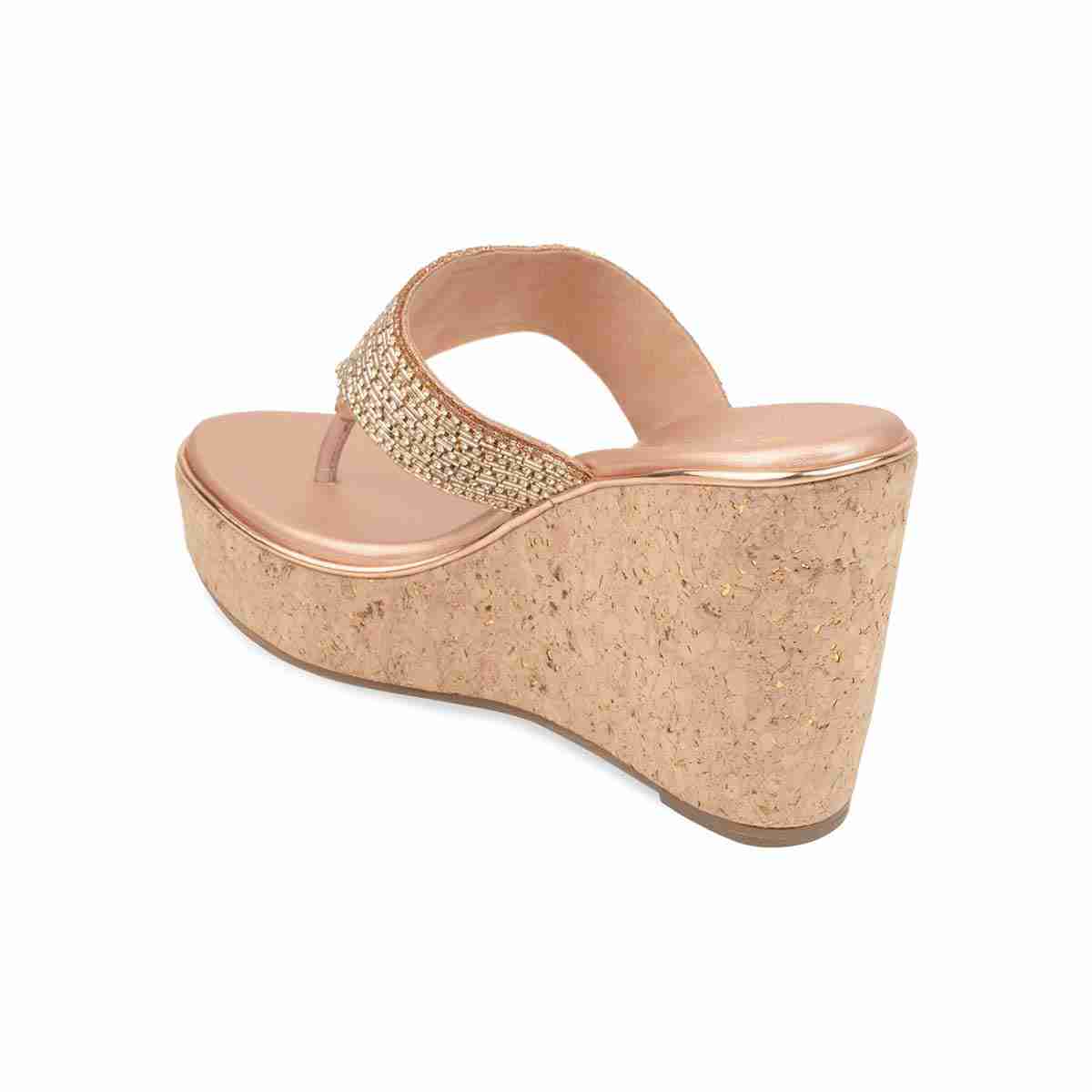 Women Embroidered Wedges