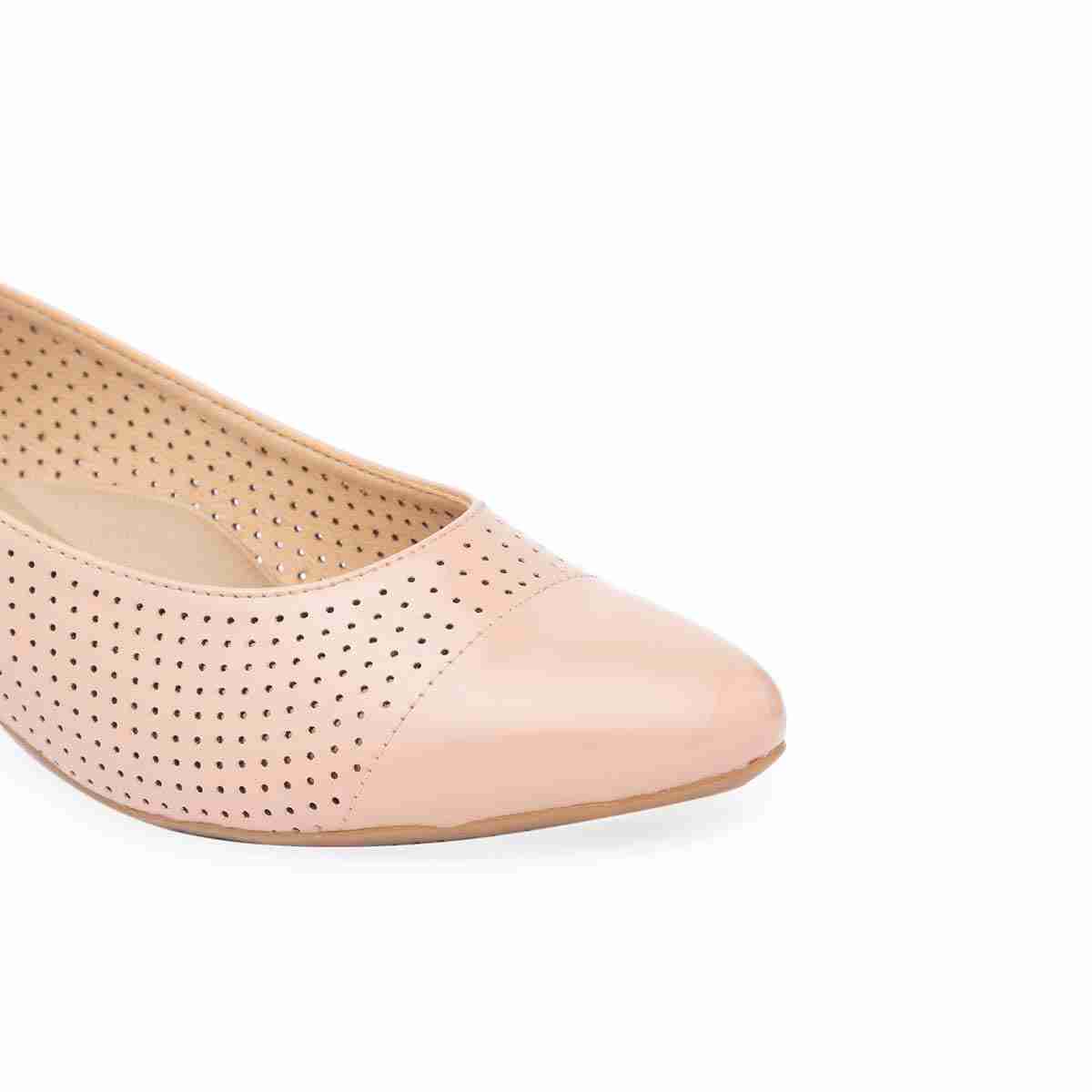 Womens Laser cut Patent Pumps