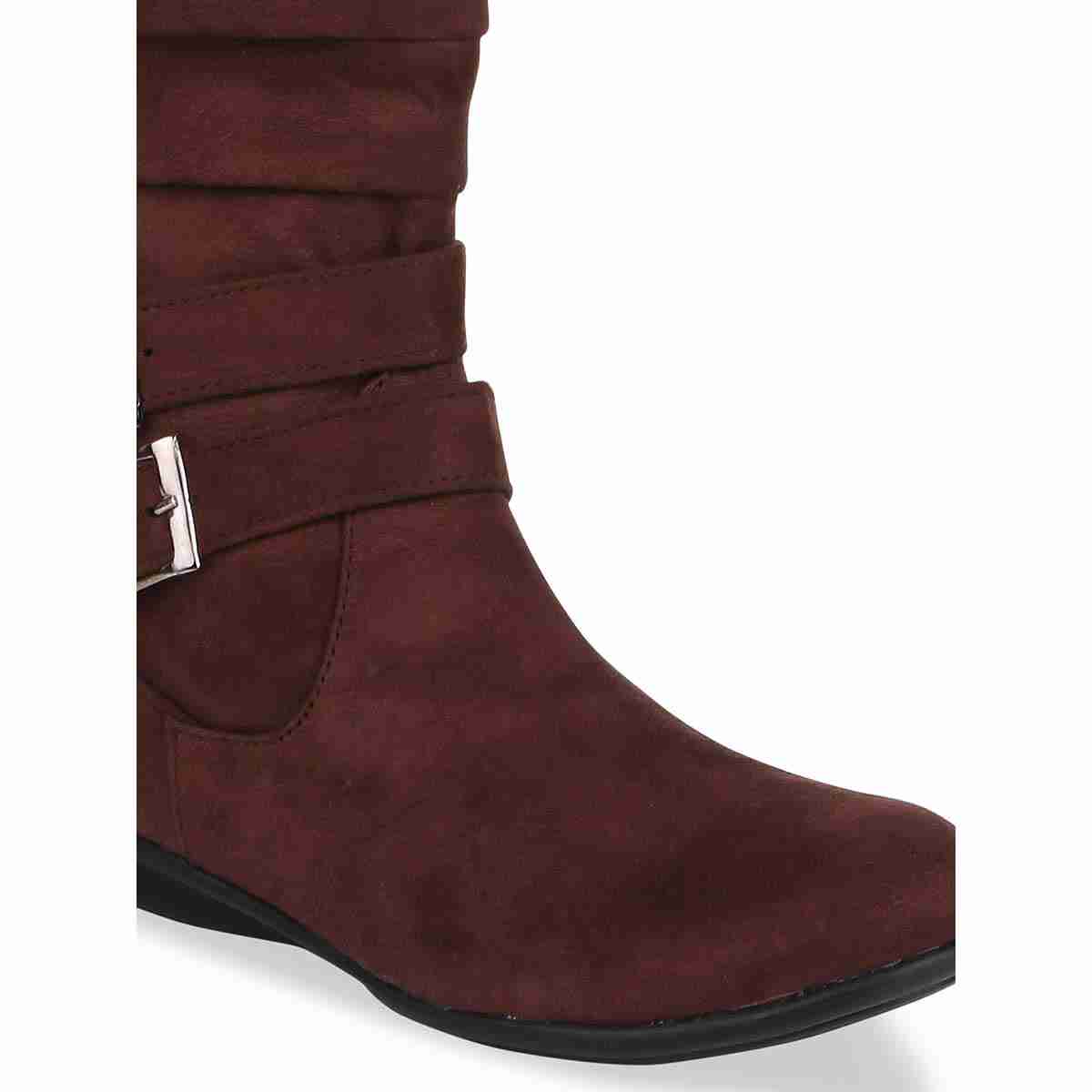 Women's Suede Flat Boots