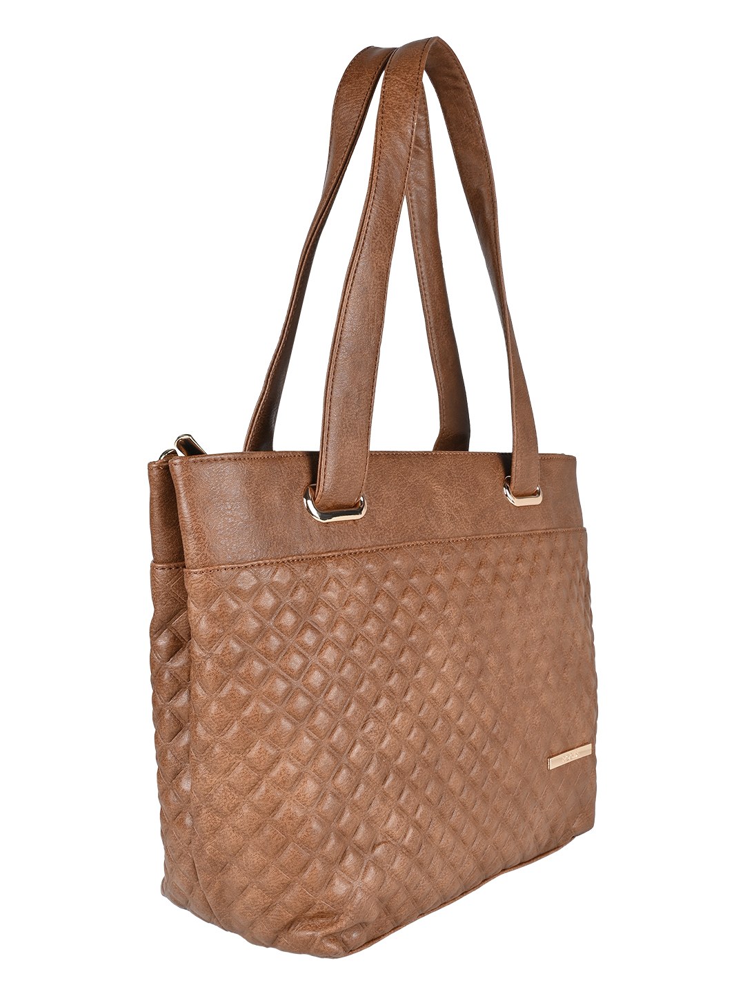 Rocia Tan Women Textured Big Shoulder Bag