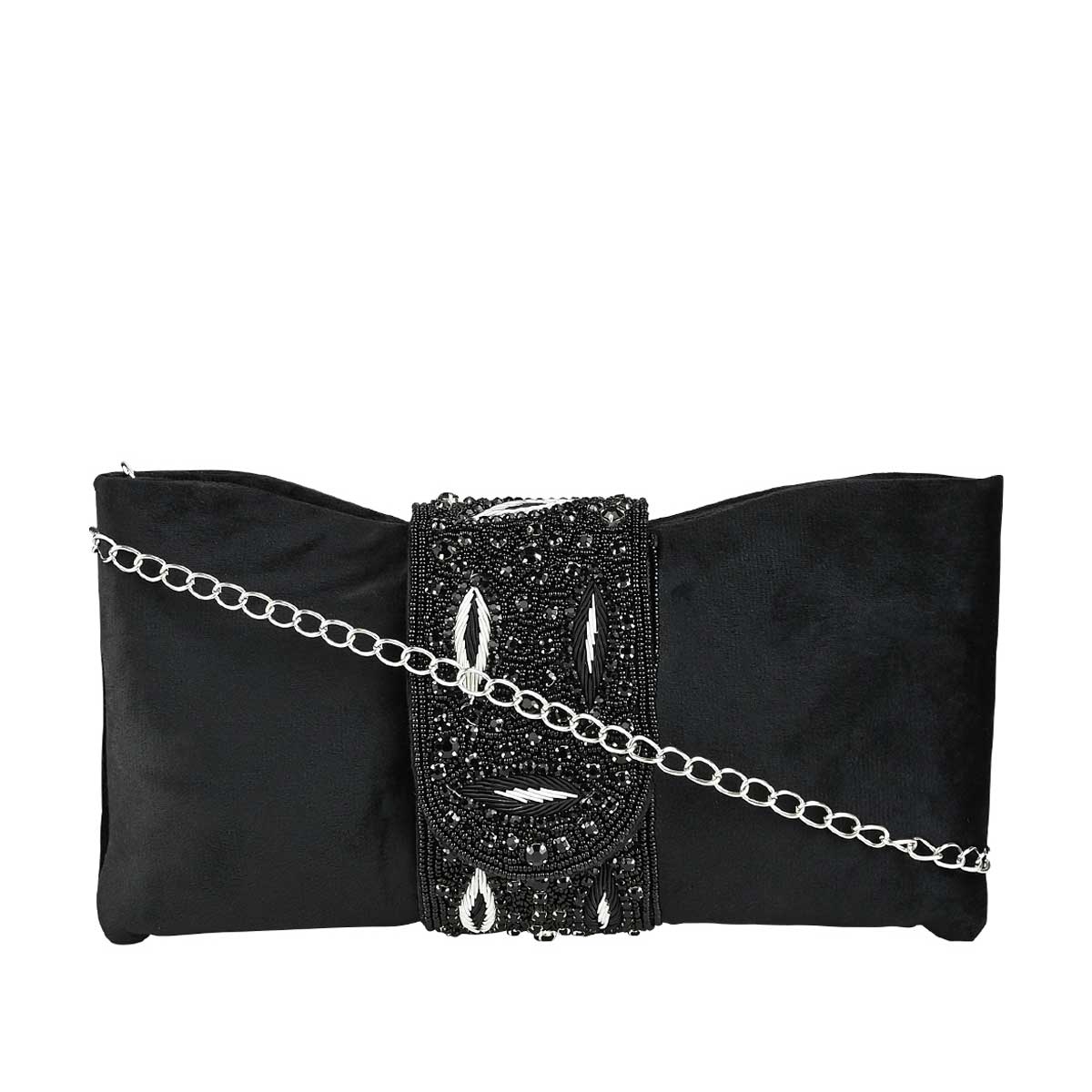 Suede Stitch Detail Cross-Body Bag Black | Leather bags | Accessorize UK