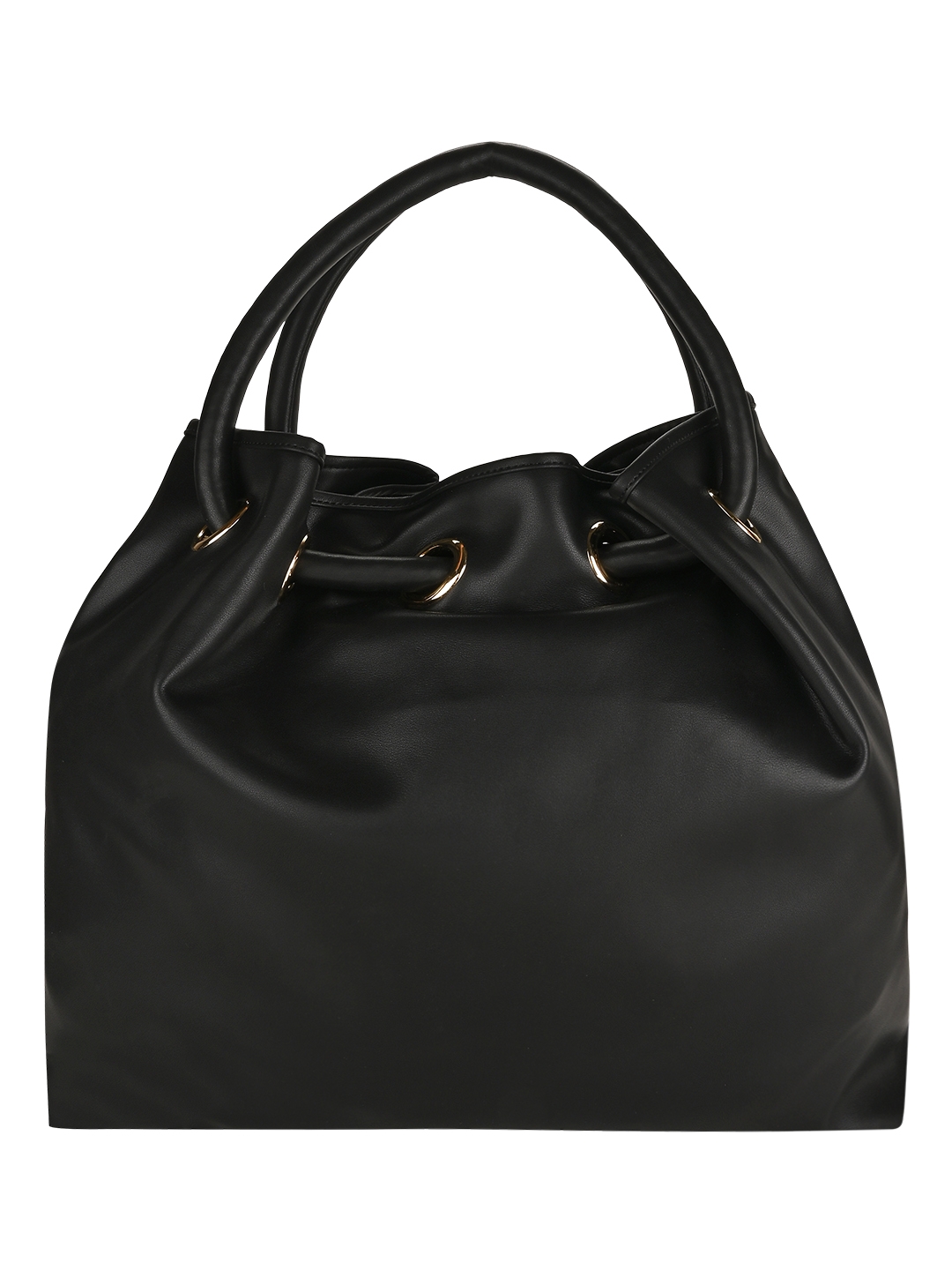 Rocia | Rocia Black Solid Big Shoulder Bag 2