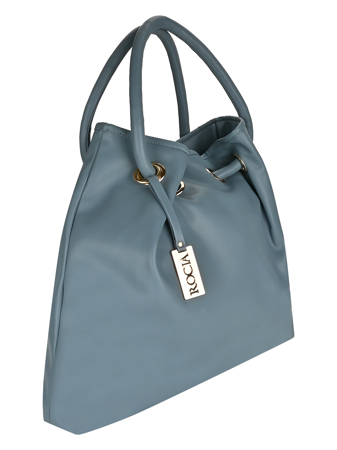 Rocia | Rocia Grey Solid Big Shoulder Bag 1
