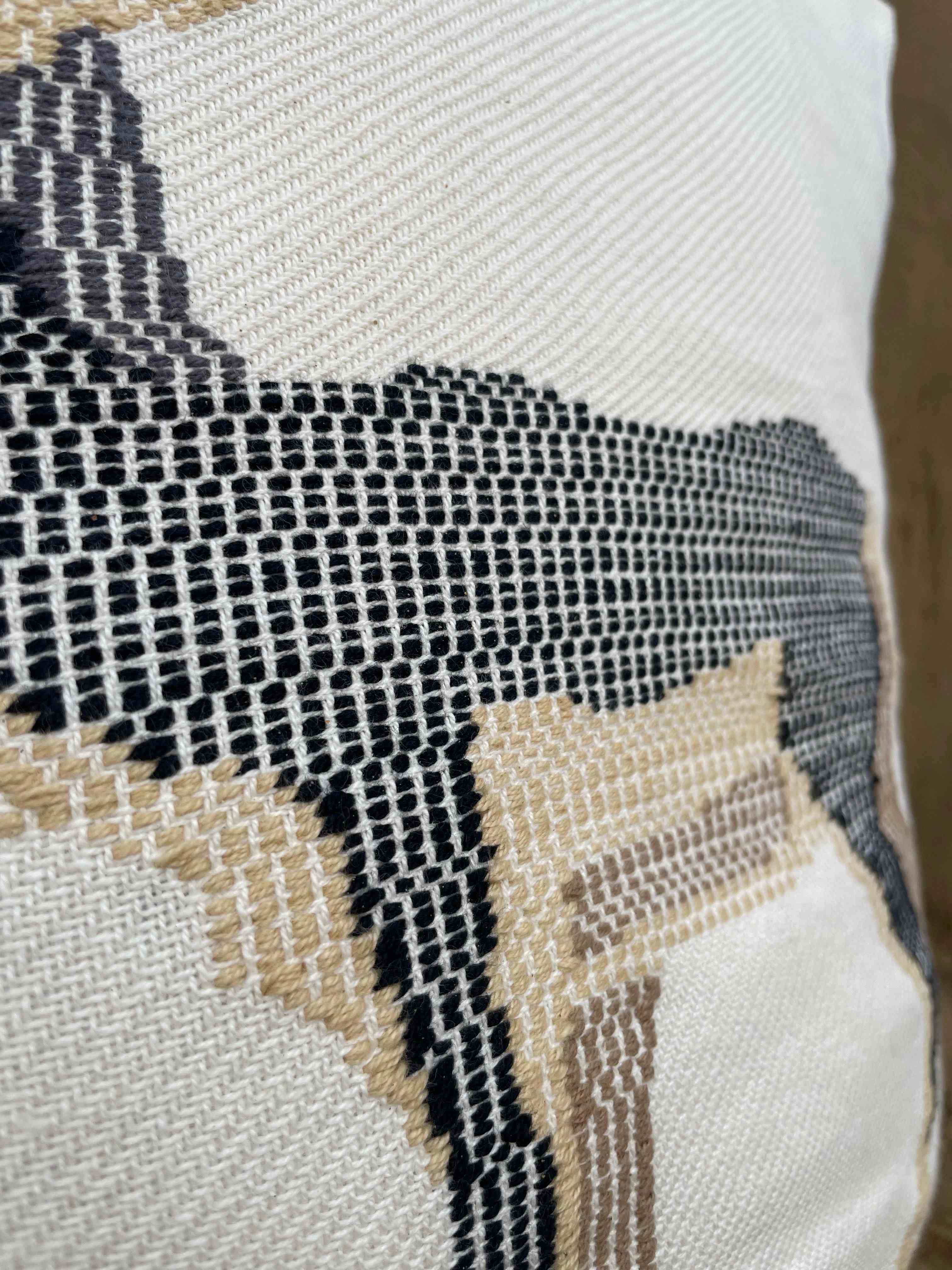 Black Buck Cushion Cover