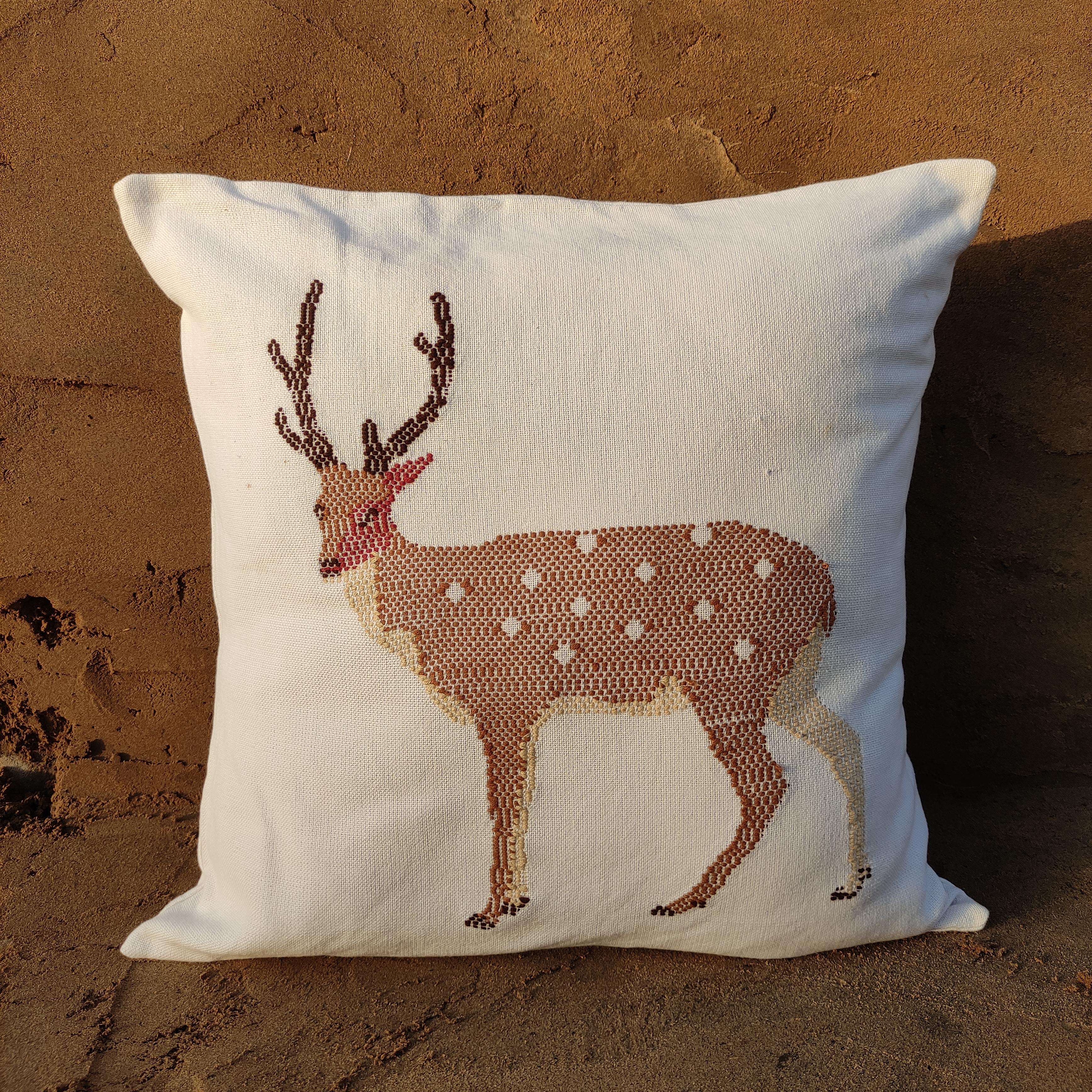 Chital Deer Cushion Cover